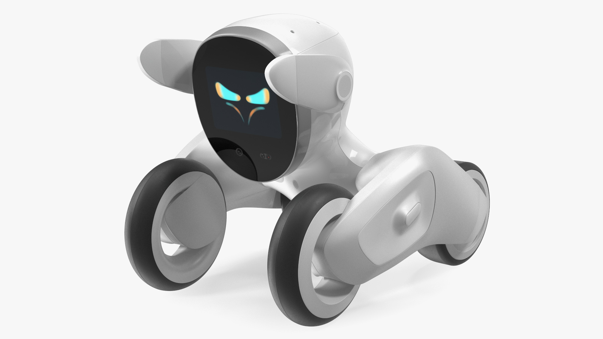 Loona Smart Petbot Robot Toy Rigged for Cinema 4D 3D model