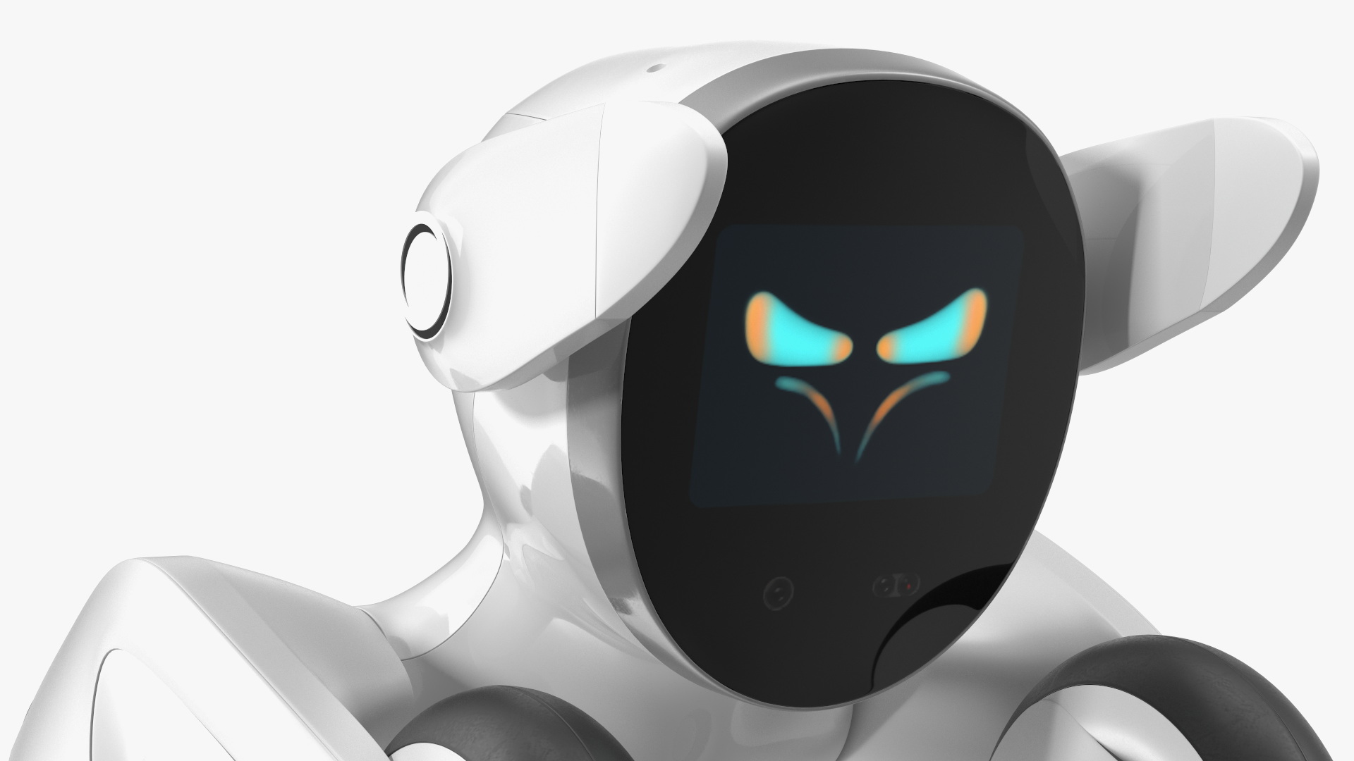 Loona Smart Petbot Robot Toy Rigged for Cinema 4D 3D model