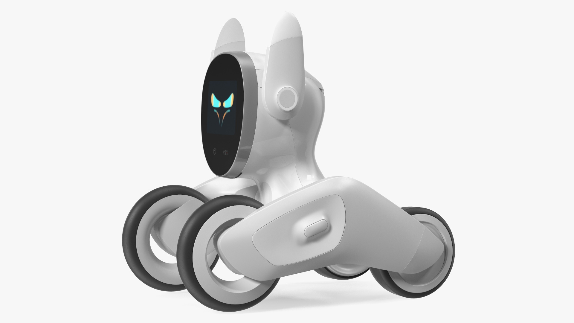 Loona Smart Petbot Robot Toy Rigged for Cinema 4D 3D model