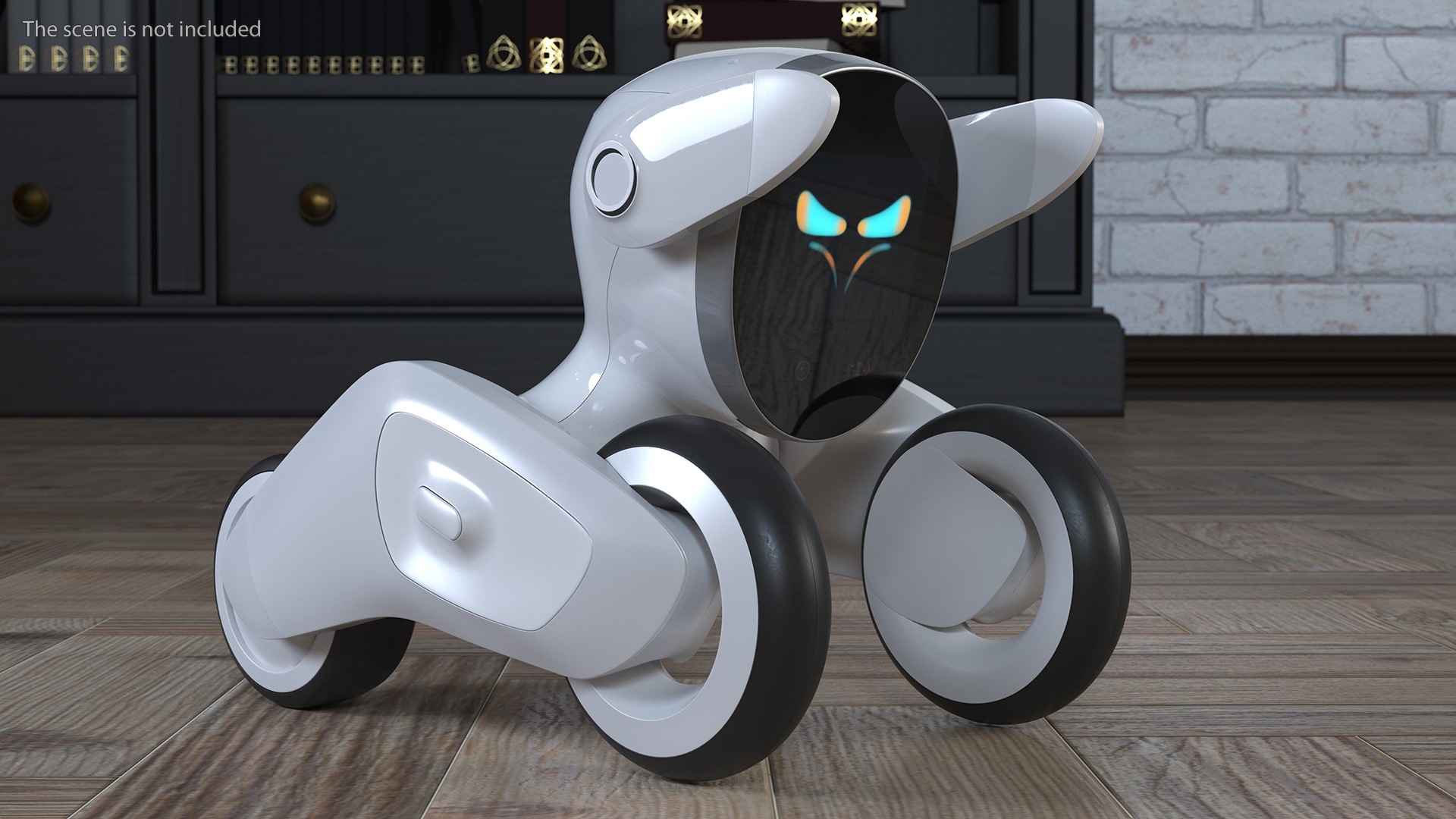 Loona Smart Petbot Robot Toy Rigged for Cinema 4D 3D model