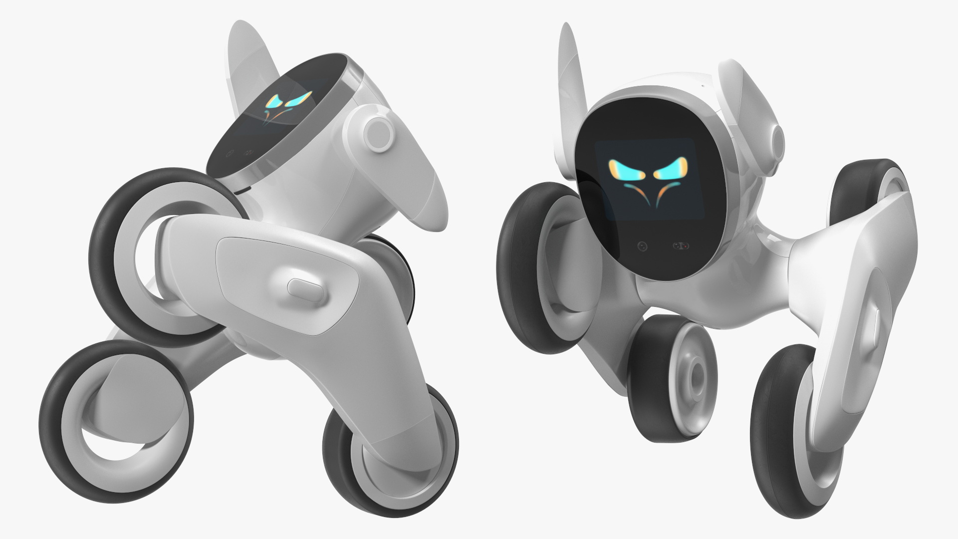 Loona Smart Petbot Robot Toy Rigged for Cinema 4D 3D model