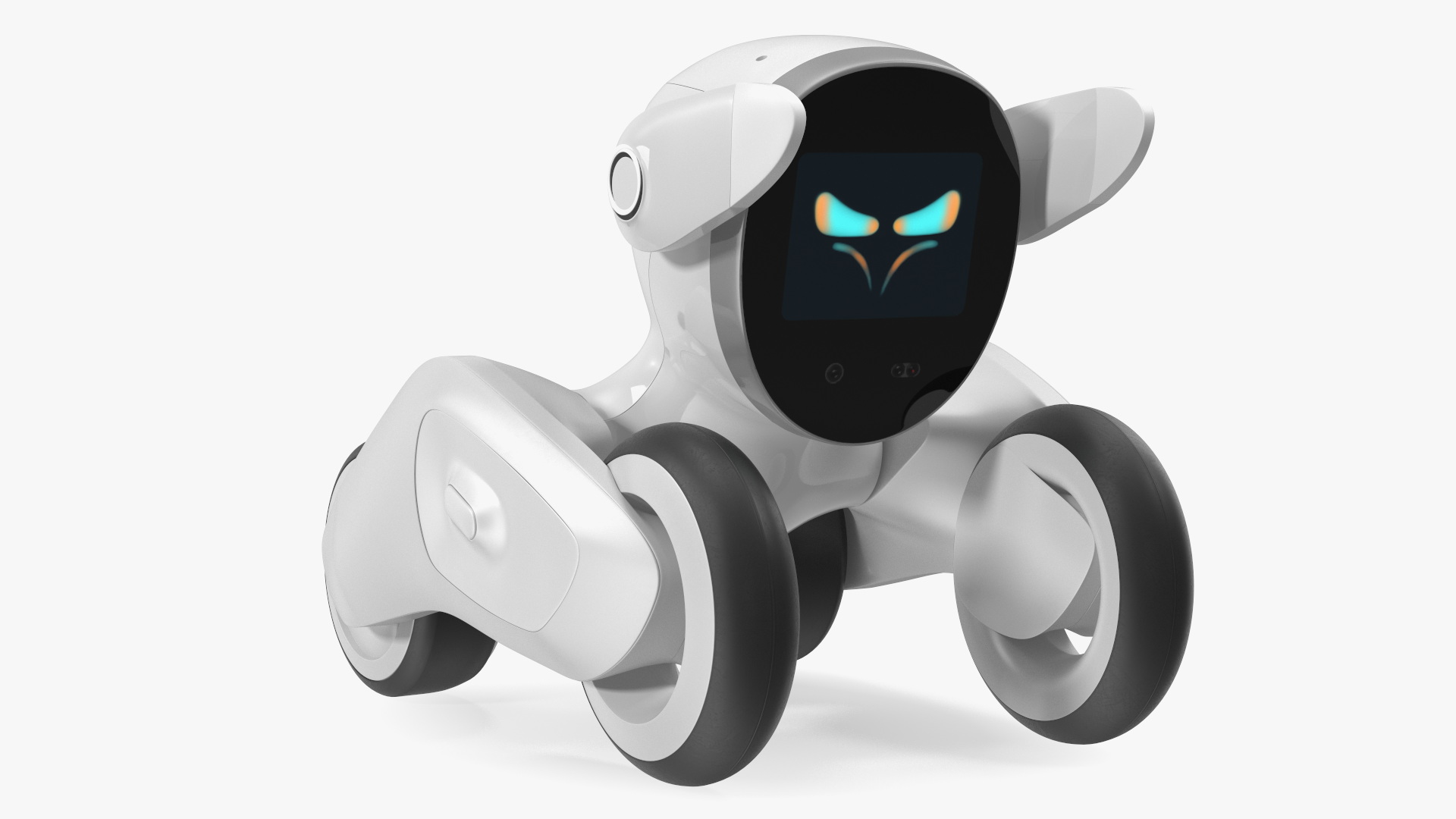 Loona Smart Petbot Robot Toy Rigged for Cinema 4D 3D model