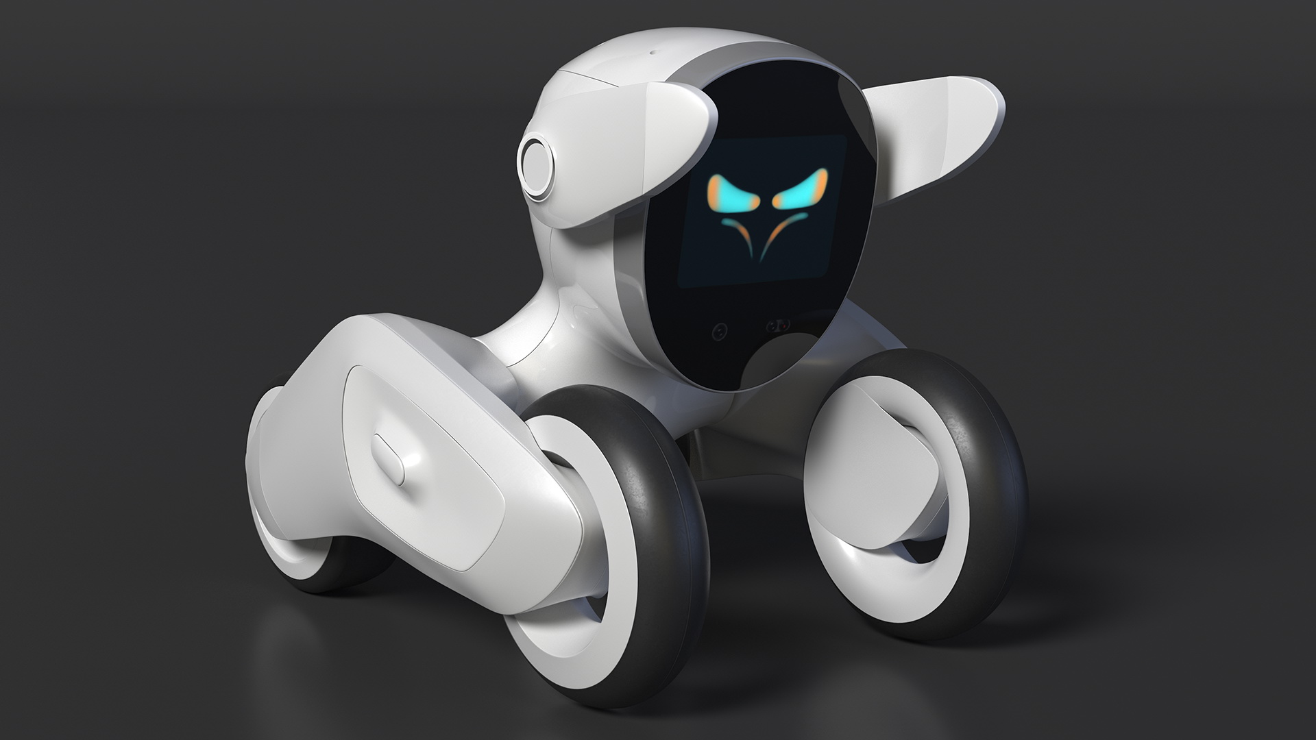 Loona Smart Petbot Robot Toy Rigged for Cinema 4D 3D model
