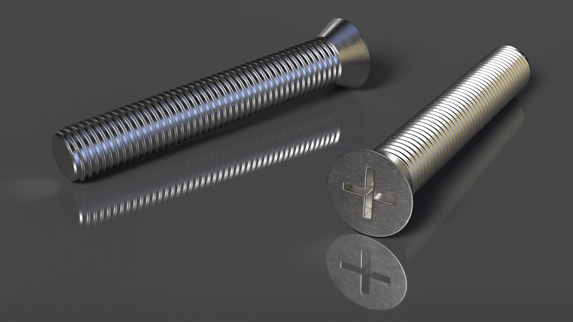 3D Machine Screw model