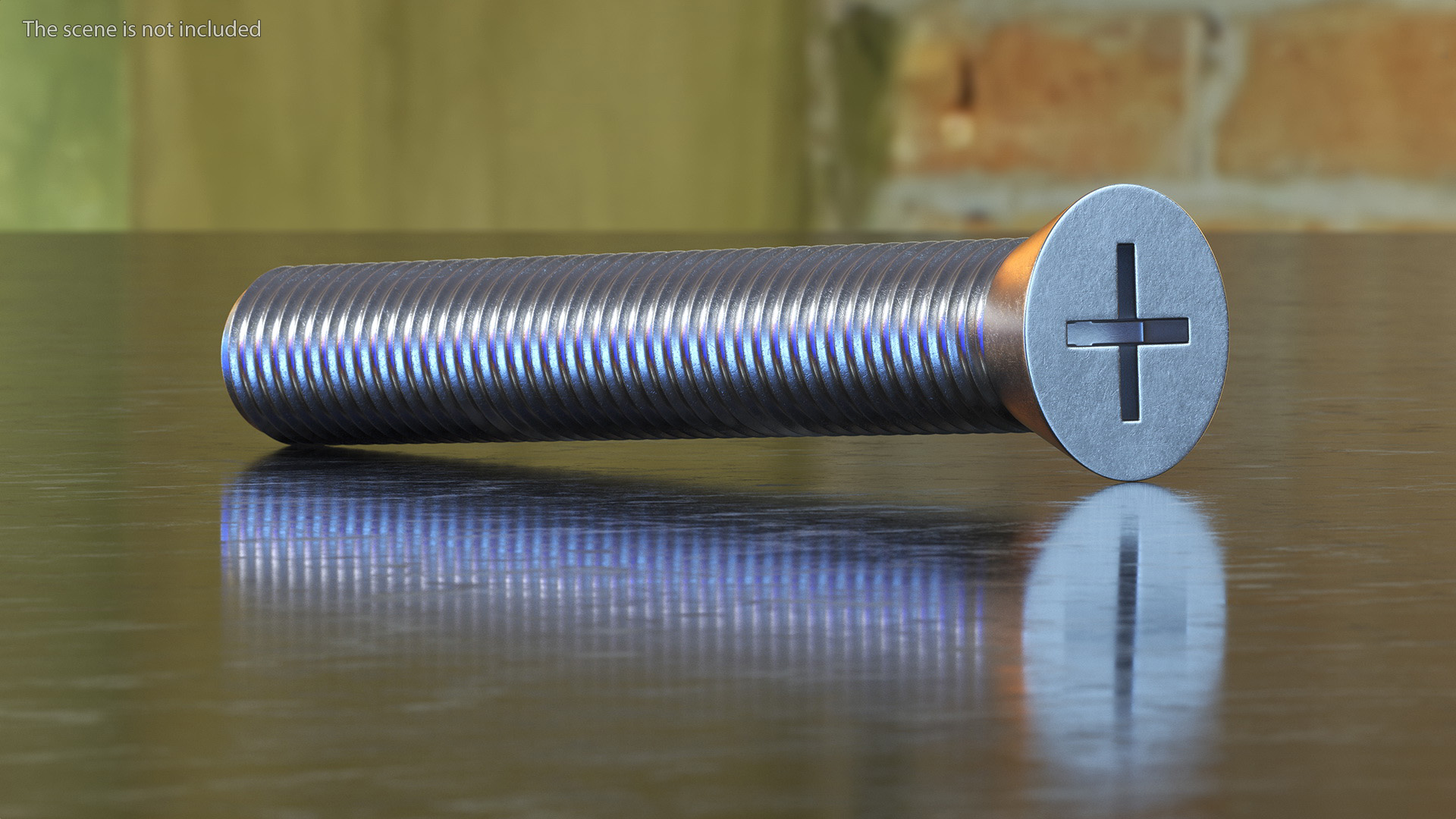 3D Machine Screw model