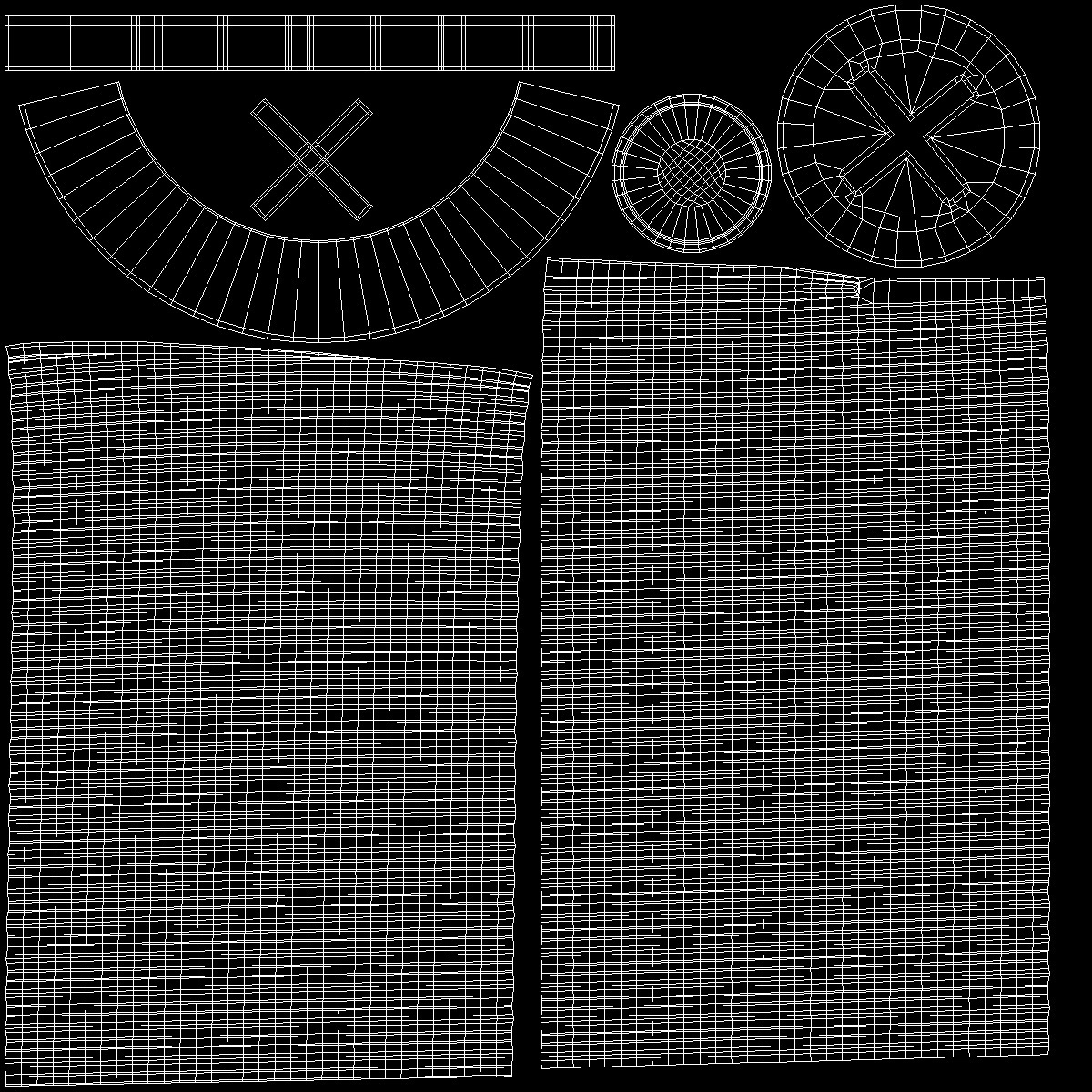 3D Machine Screw model