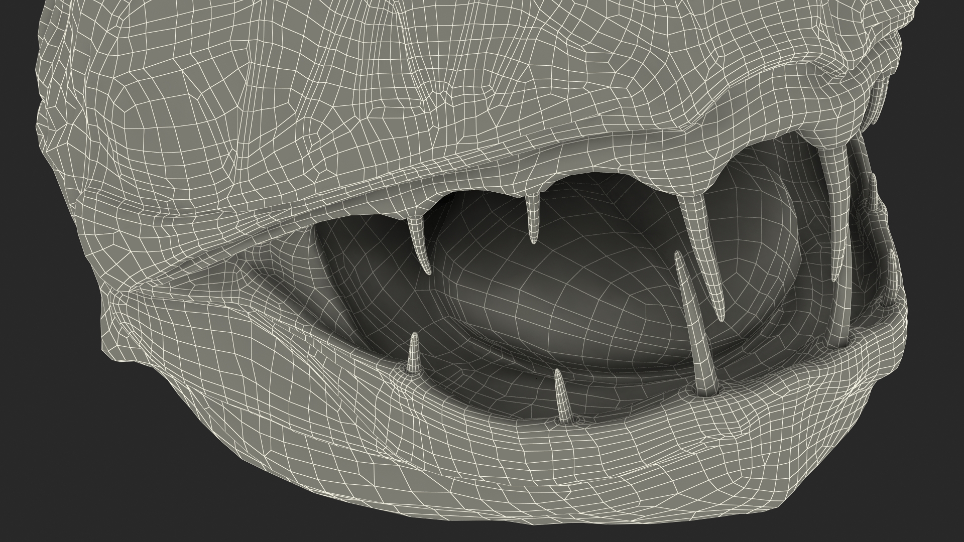 3D Common Fangtooth Fish