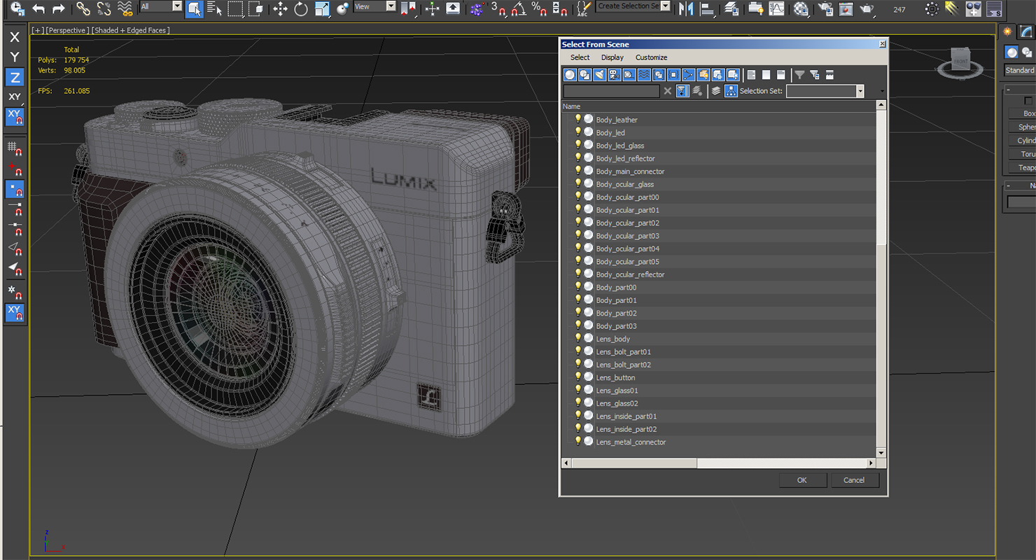 Panasonic Lumix DMC LX100 Digital Camera Silver 3D