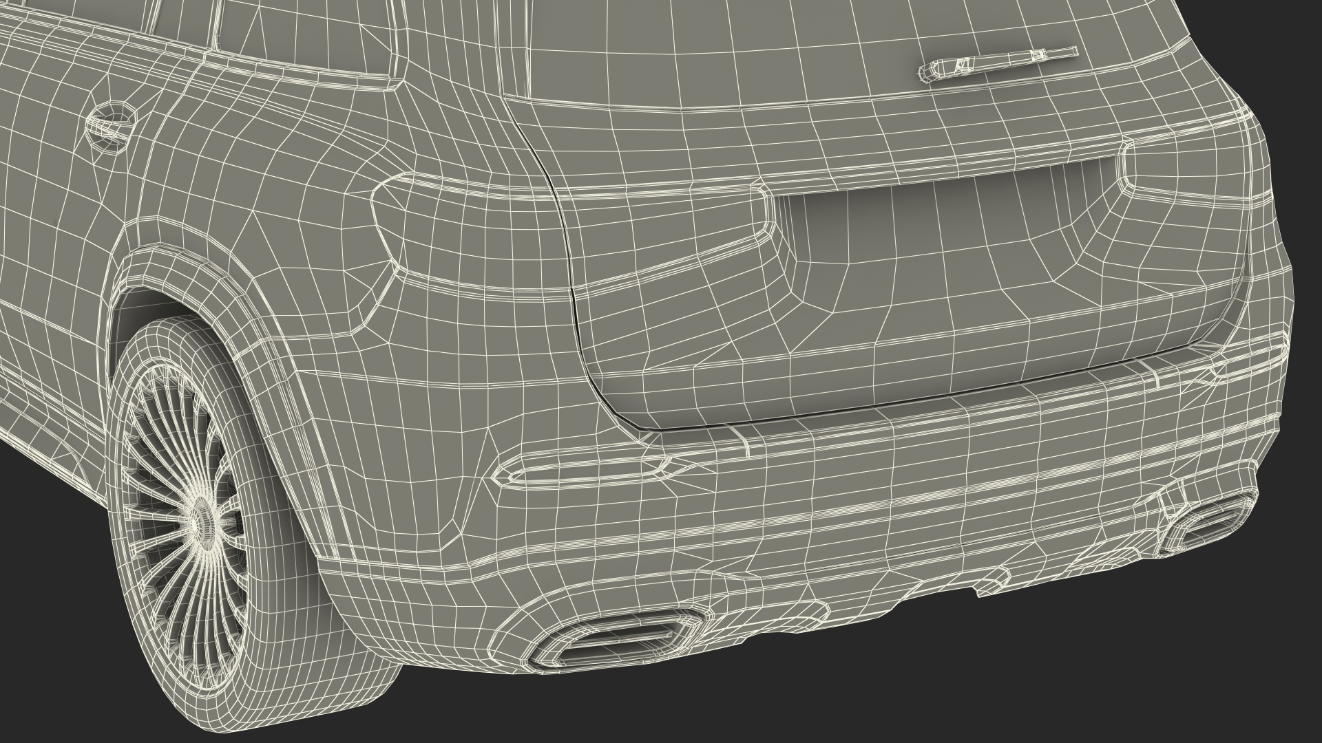 Luxury SUV Rigged 3D