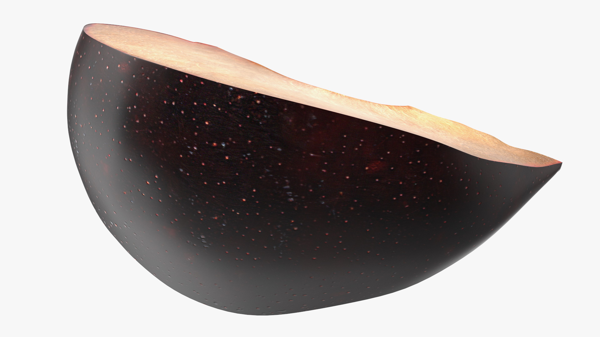 Purple Plum Slice 3D