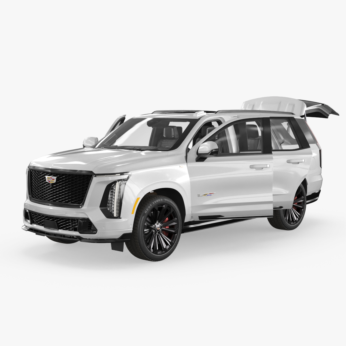 2026 Cadillac Escalade-V SUV Premium White Rigged