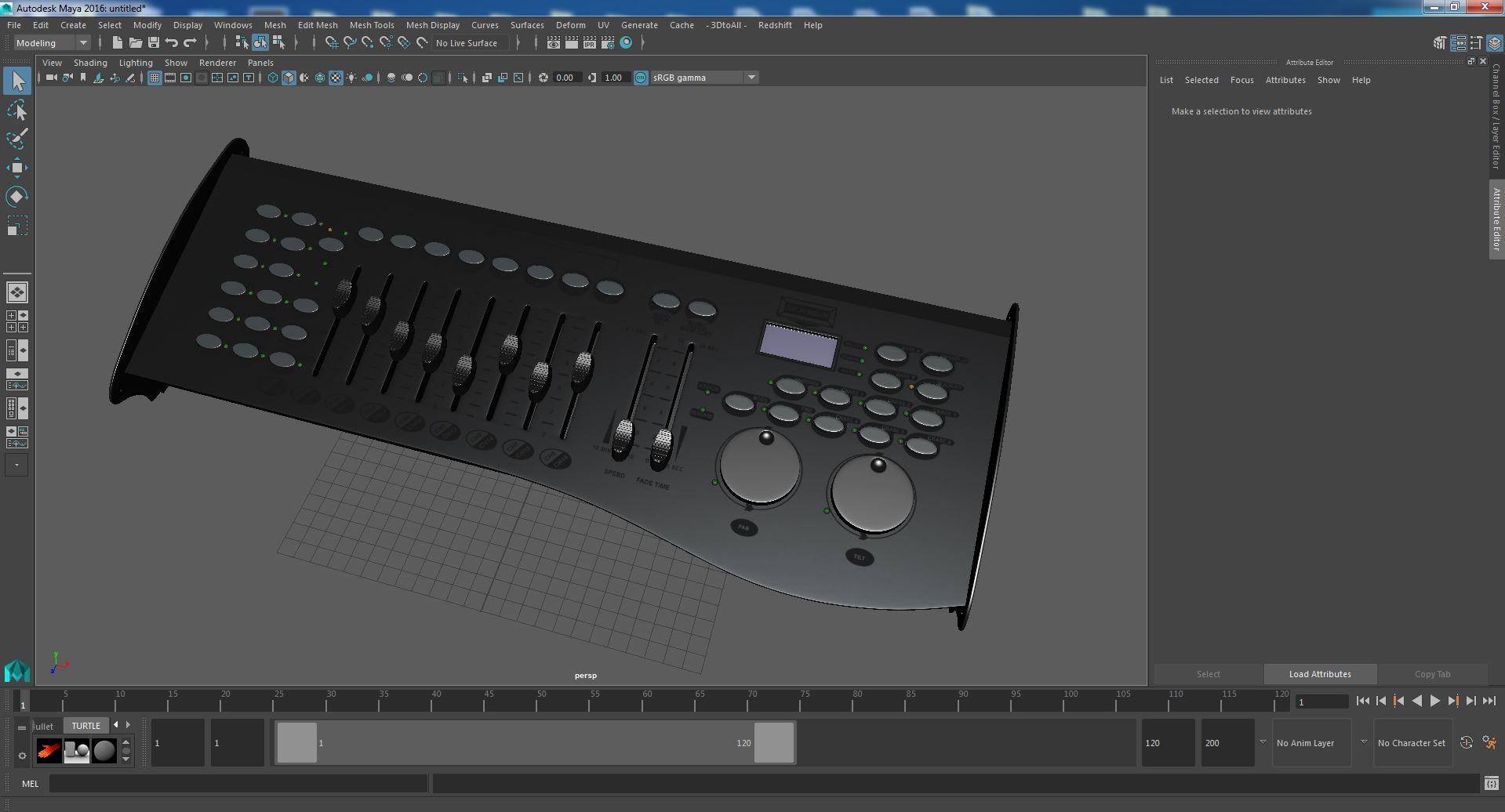 3D model Universal Stage Lighting Controller
