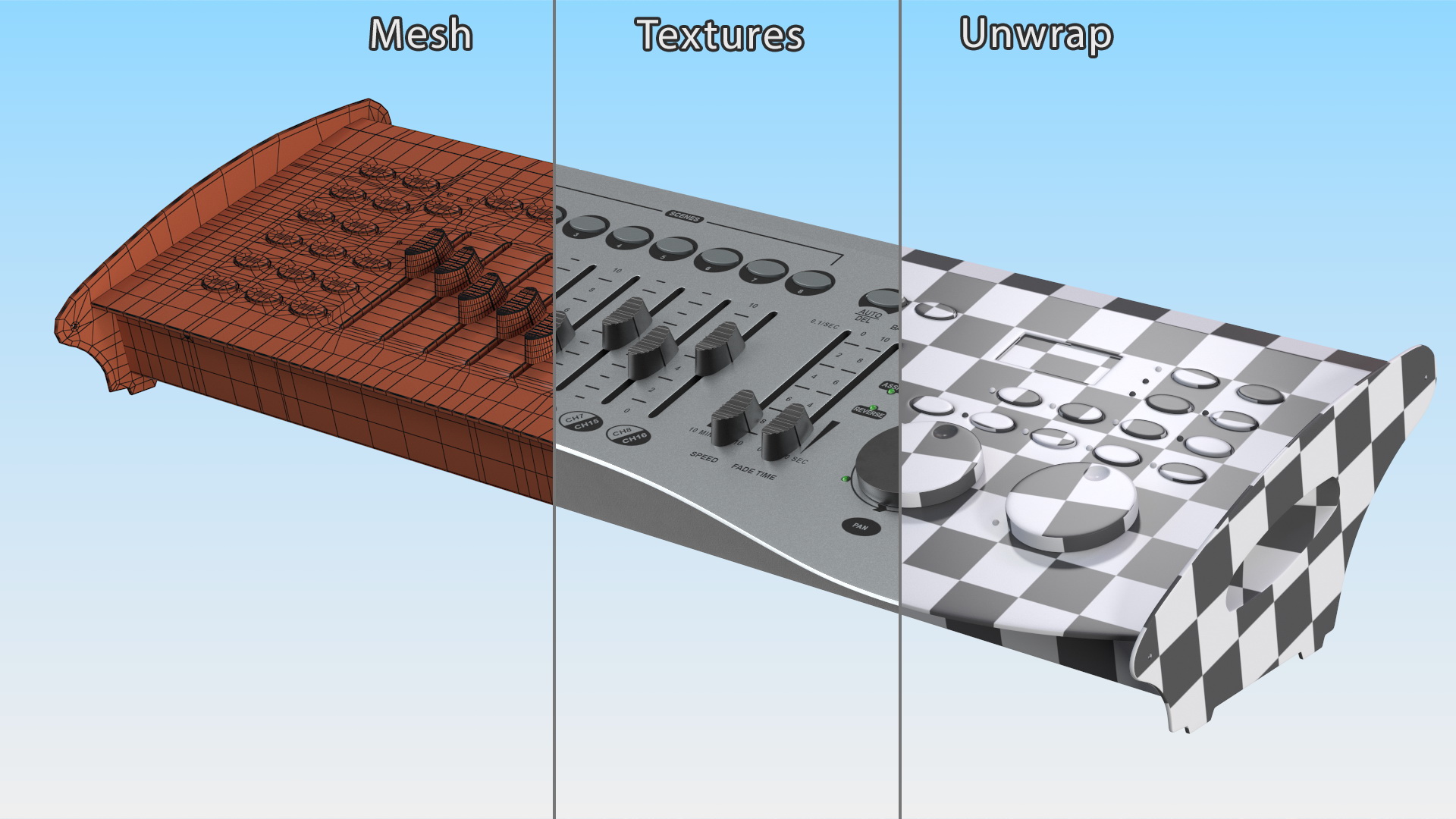 3D model Universal Stage Lighting Controller