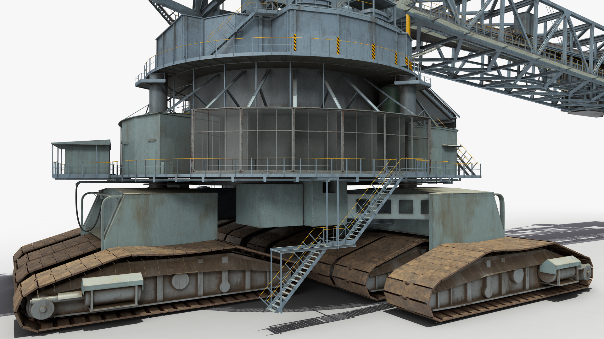 3D Bagger 293 Bucket Wheel Excavator model