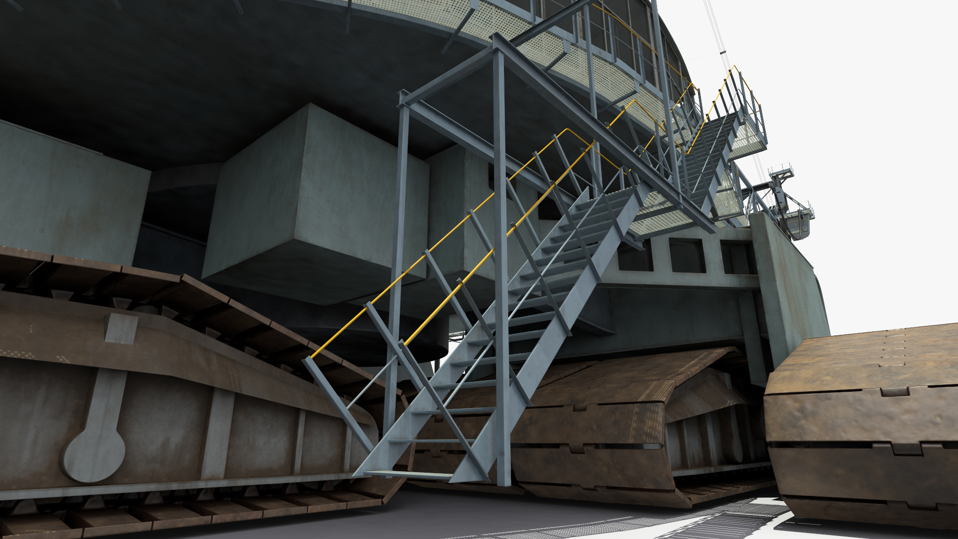 3D Bagger 293 Bucket Wheel Excavator model