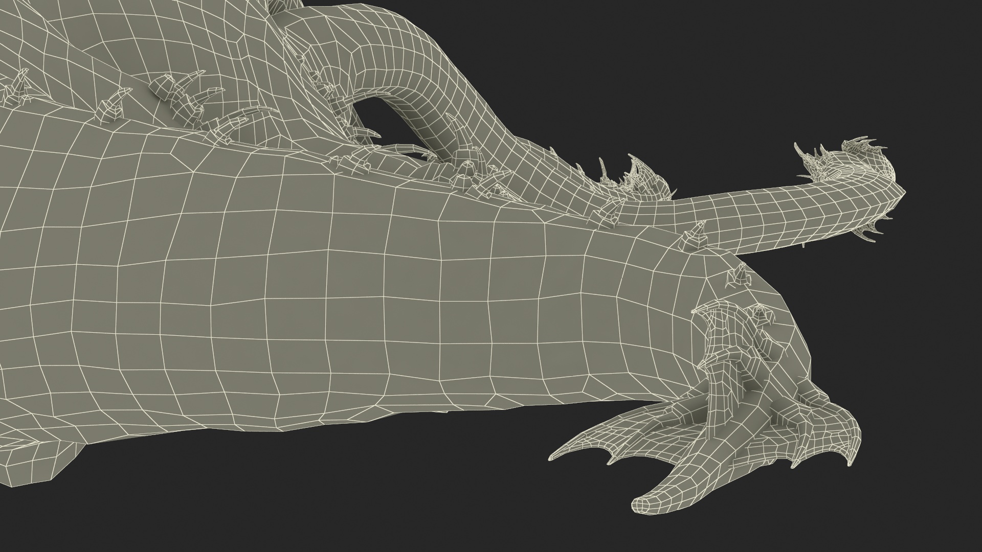 3D Hydra of Lerna Defeated Pose model