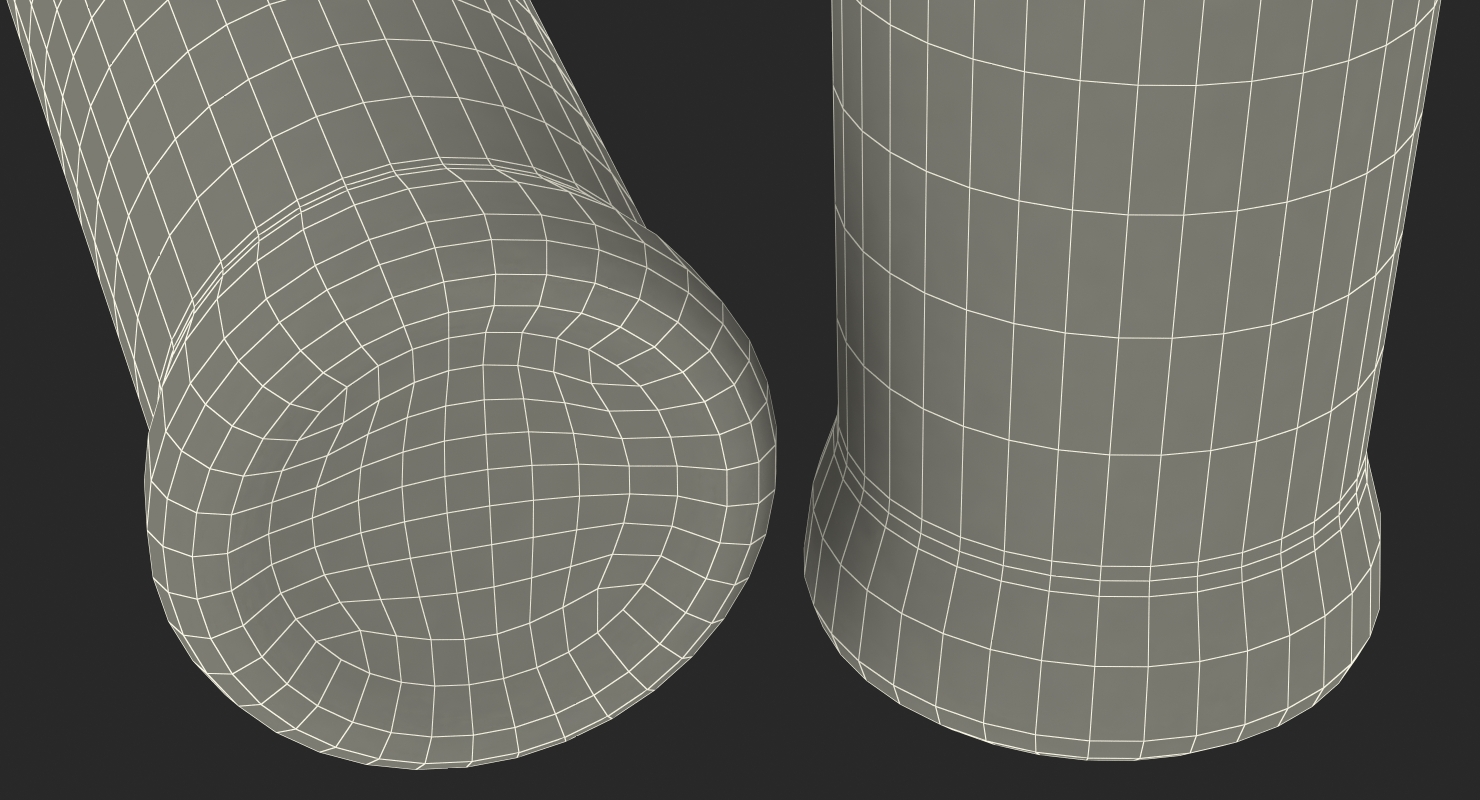 Barbecue Sauce Glass Bottle 3D