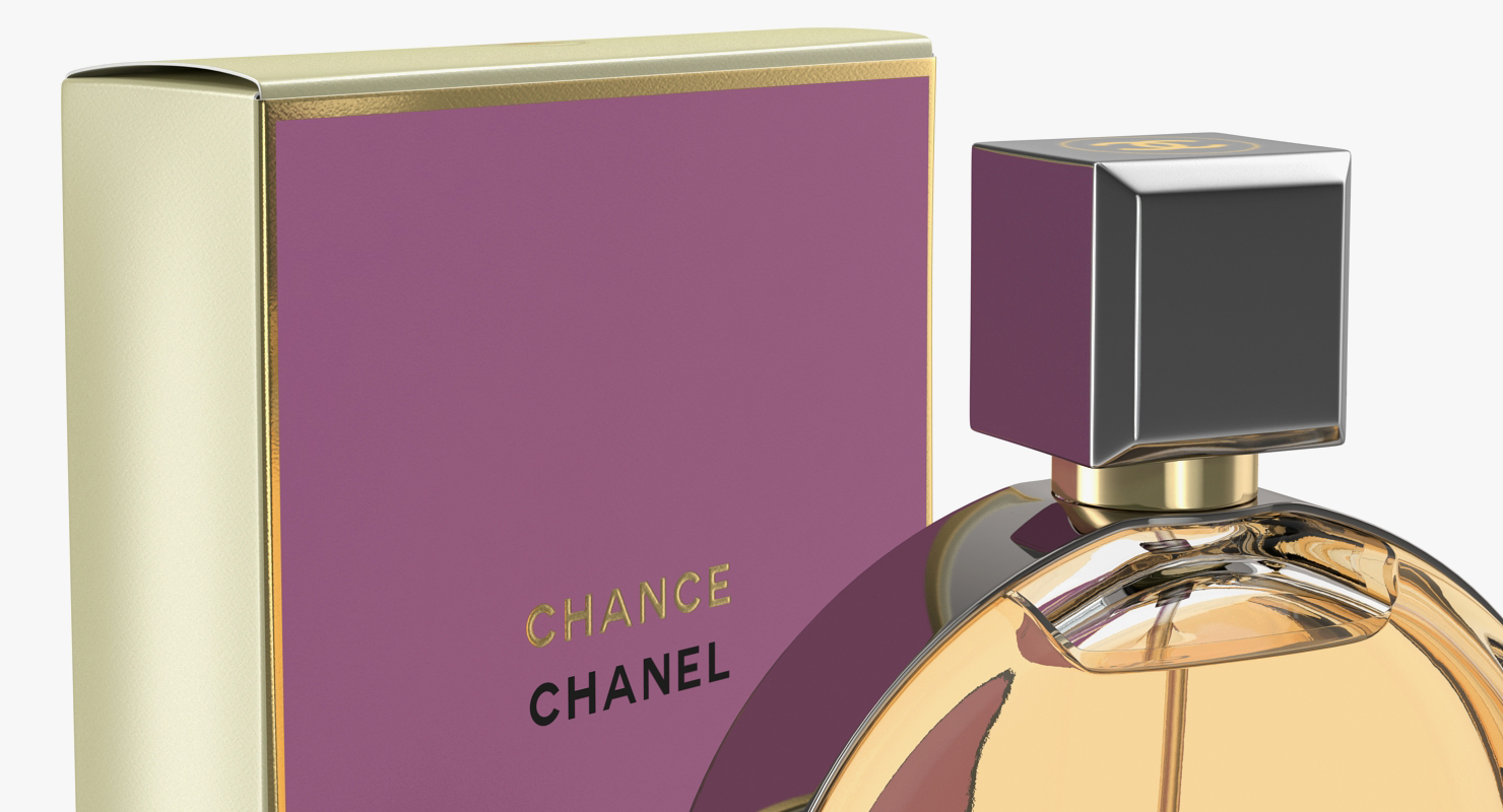 3D Parfum Chanel Chance Eau Parfum Vaporisateur with Box model