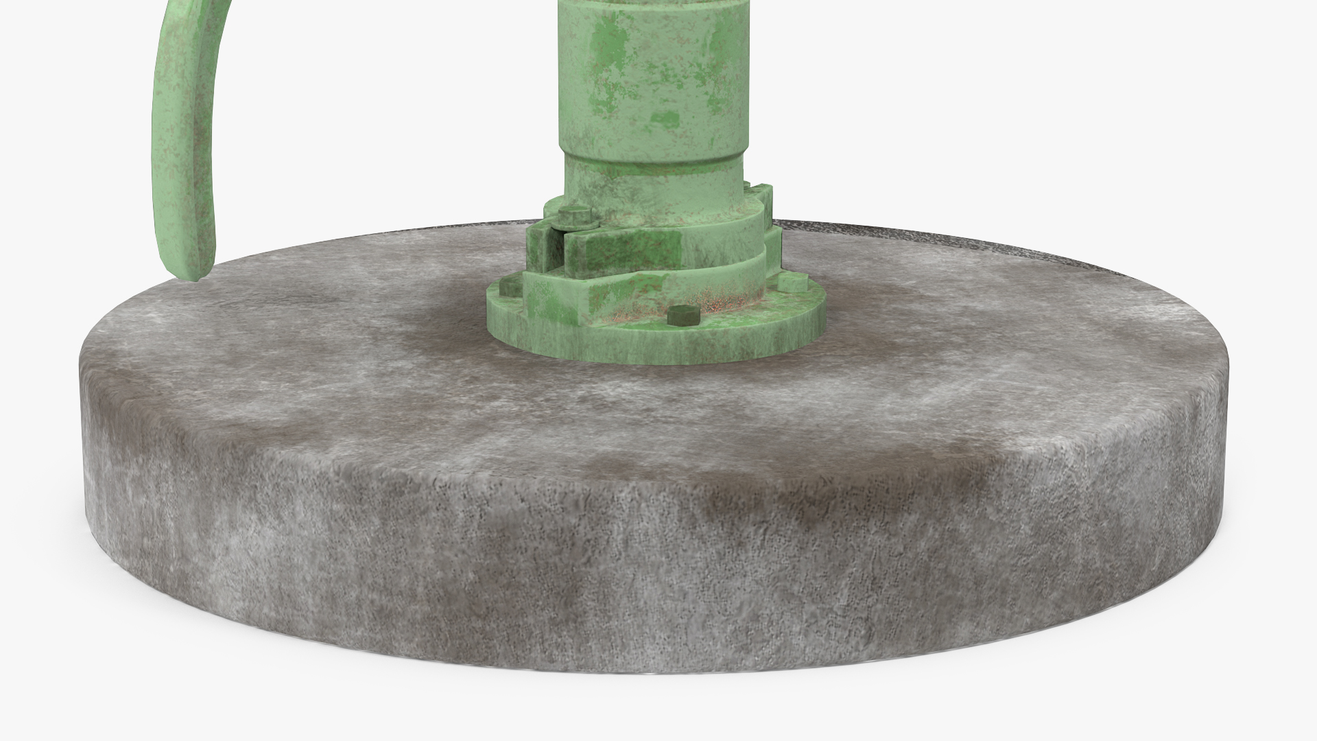 Old Hand Water Pump 3D model