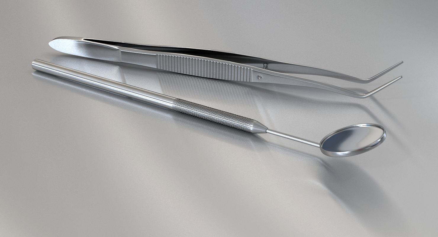 Dental Instruments Set 3D