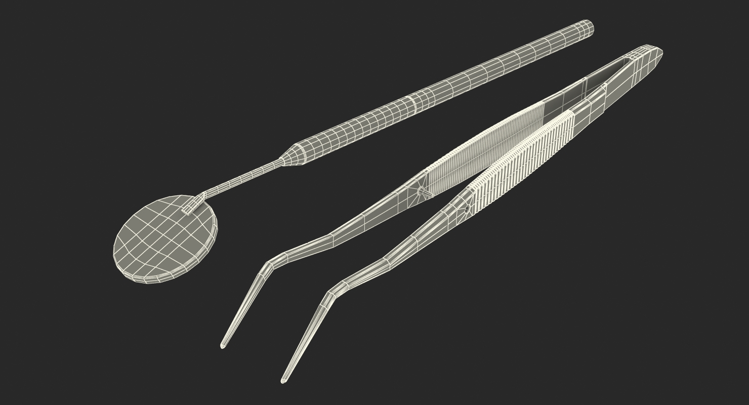 Dental Instruments Set 3D