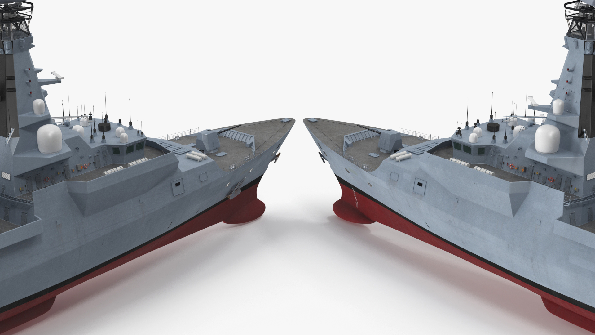Type 26 Global Combat Ship Rigged for Cinema 4D 3D