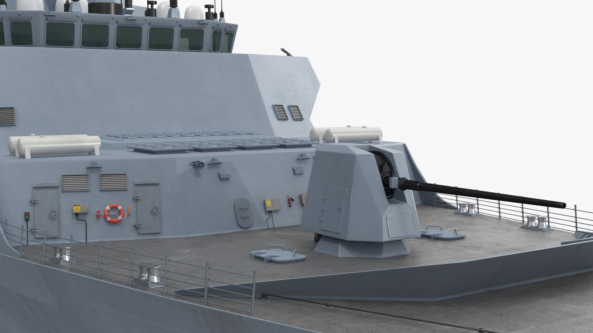 Type 26 Global Combat Ship Rigged for Cinema 4D 3D