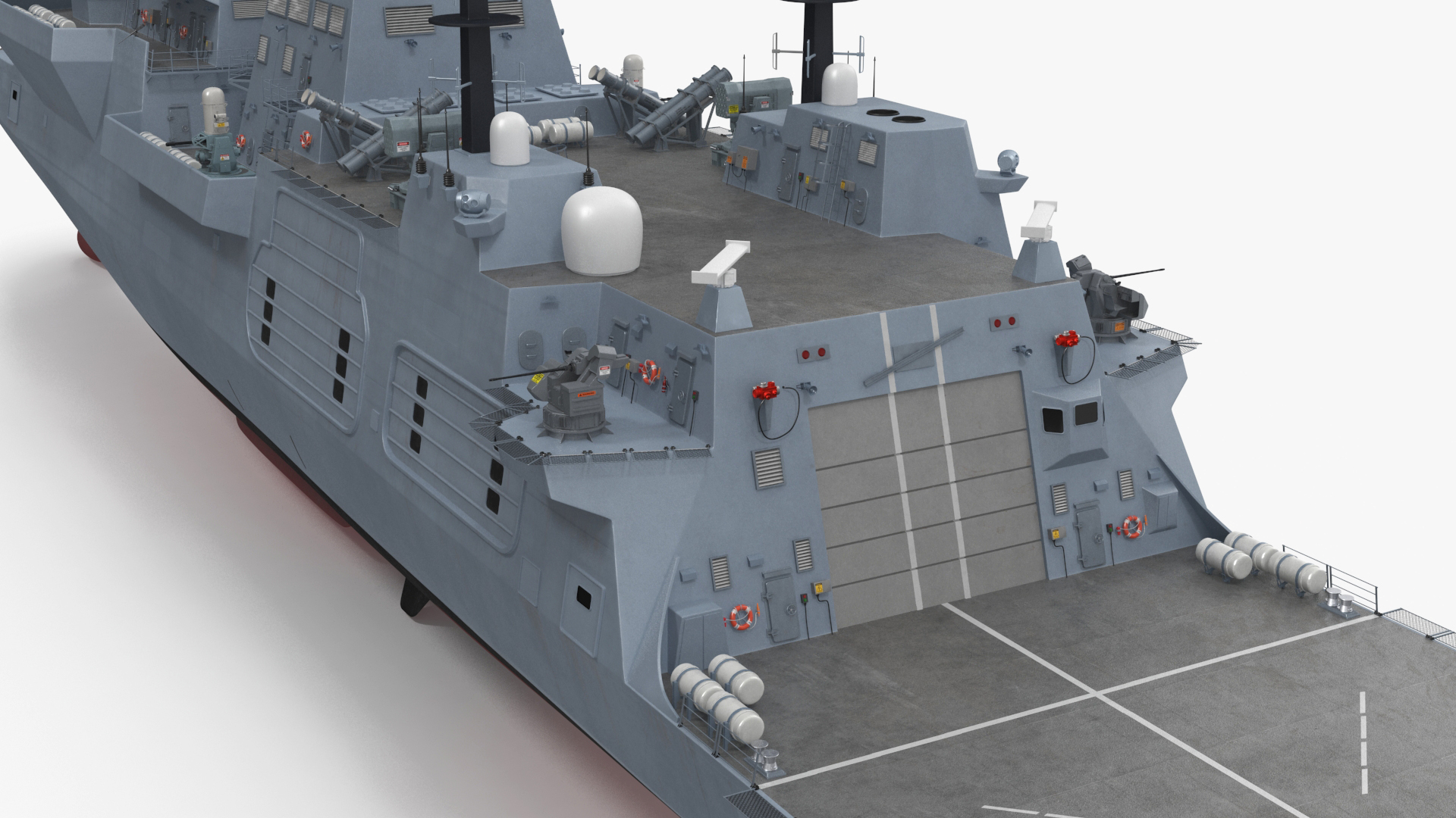 Type 26 Global Combat Ship Rigged for Cinema 4D 3D