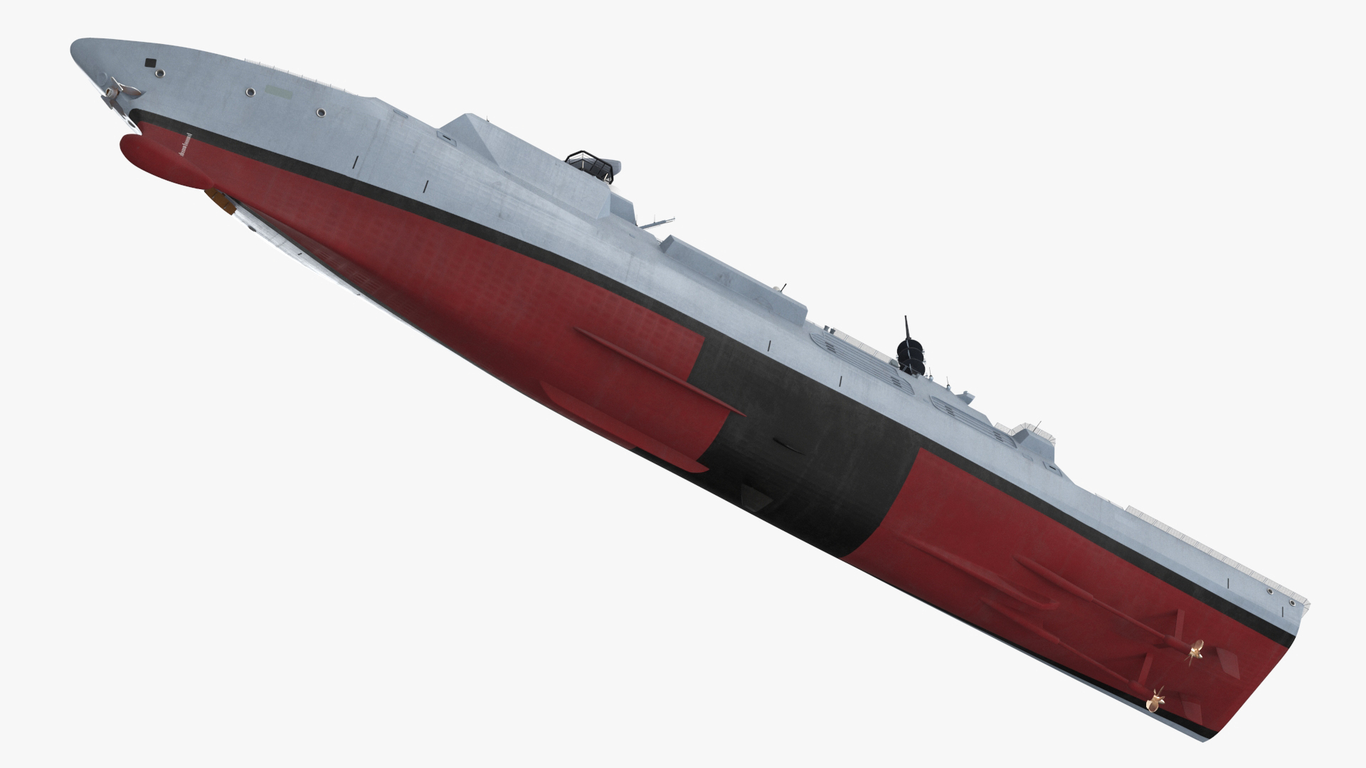 Type 26 Global Combat Ship Rigged for Cinema 4D 3D