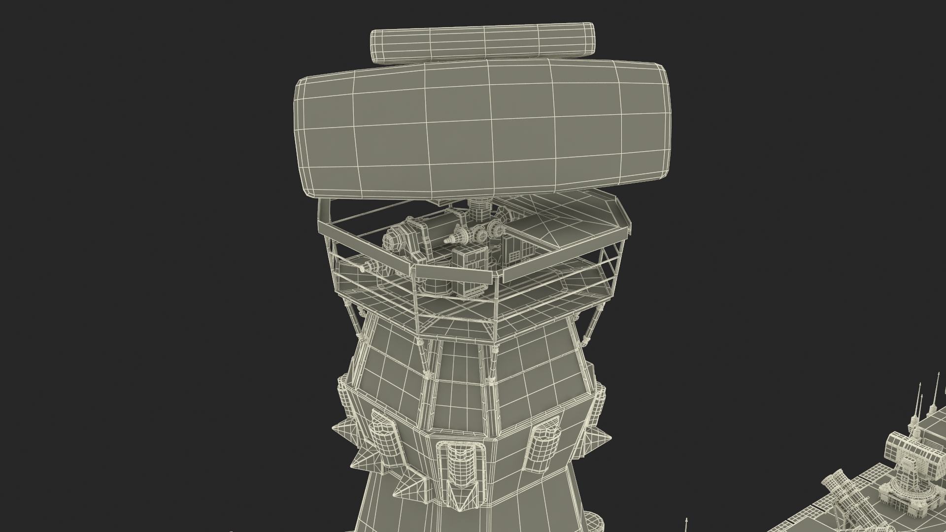 Type 26 Global Combat Ship Rigged for Cinema 4D 3D