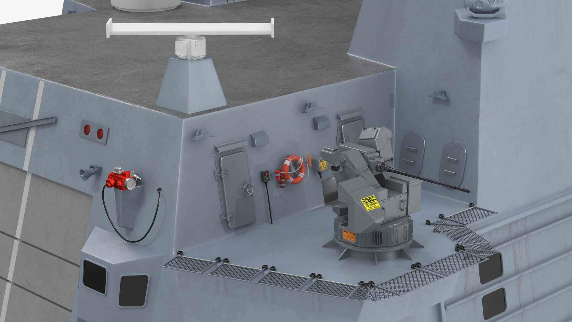 Type 26 Global Combat Ship Rigged for Cinema 4D 3D