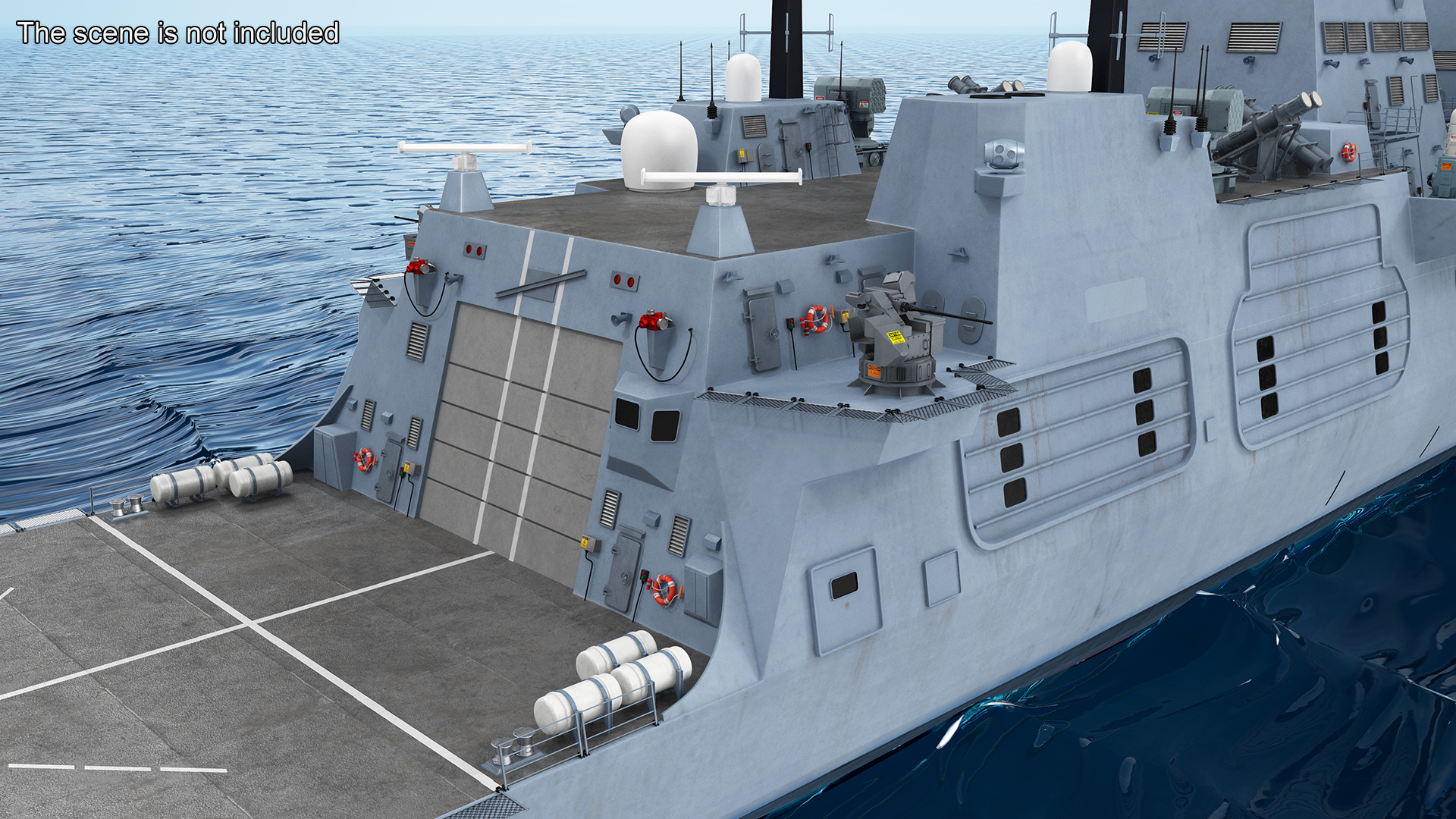 Type 26 Global Combat Ship Rigged for Cinema 4D 3D