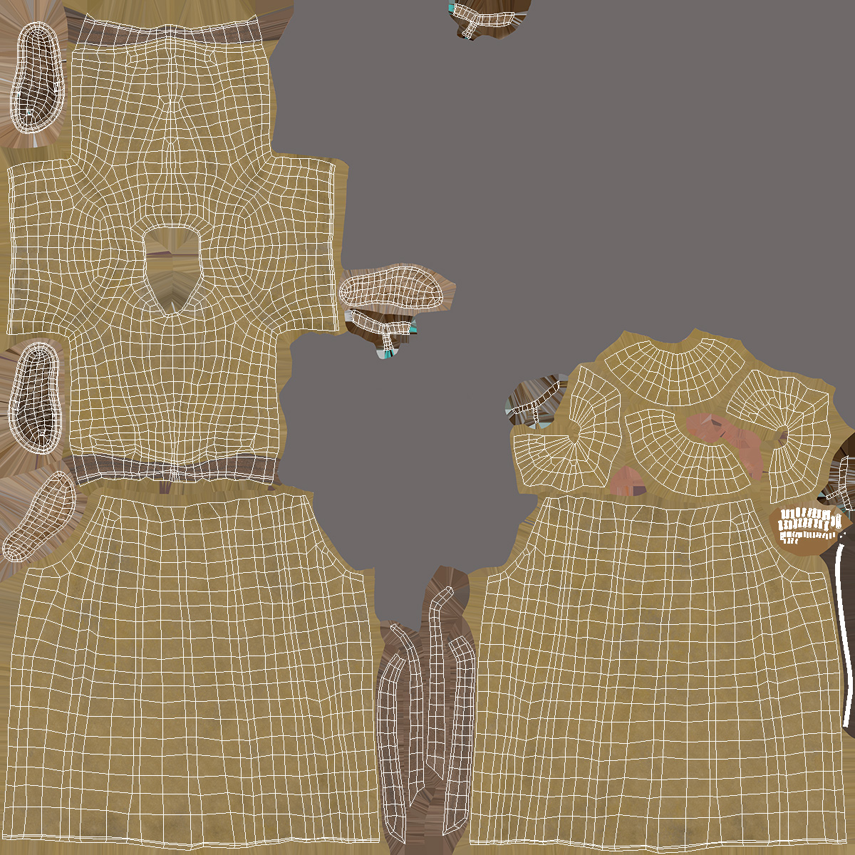 3D Ancient Priest Clothing model