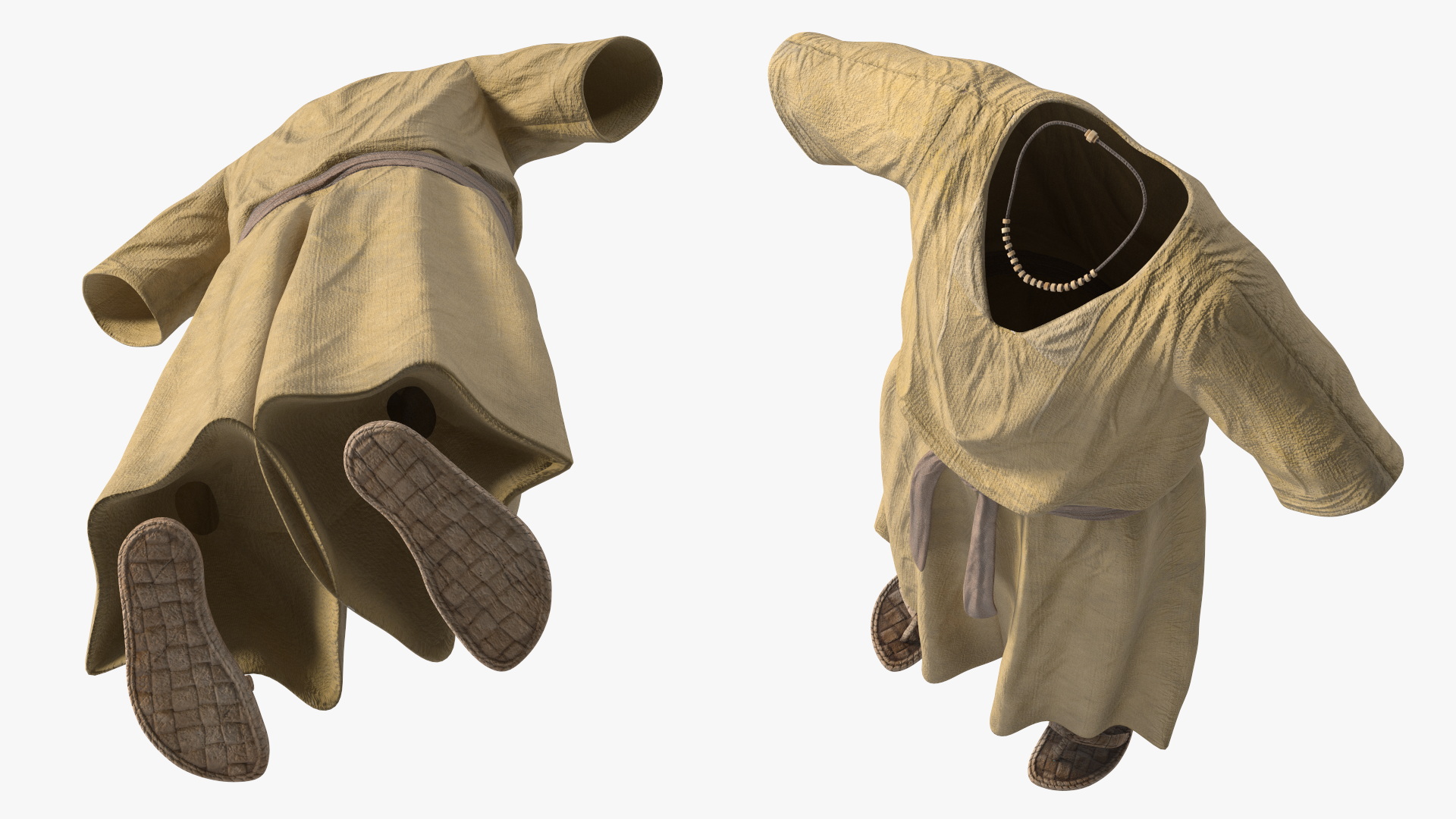 3D Ancient Priest Clothing model