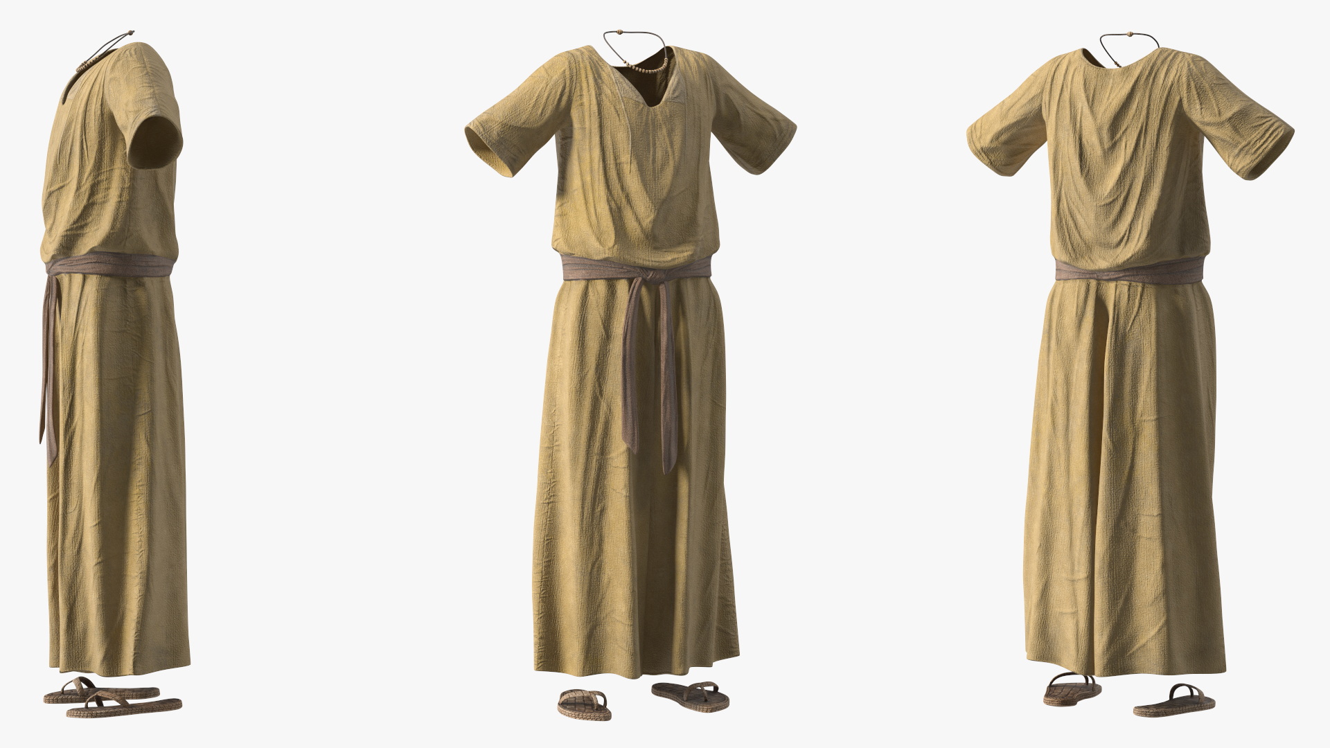 3D Ancient Priest Clothing model