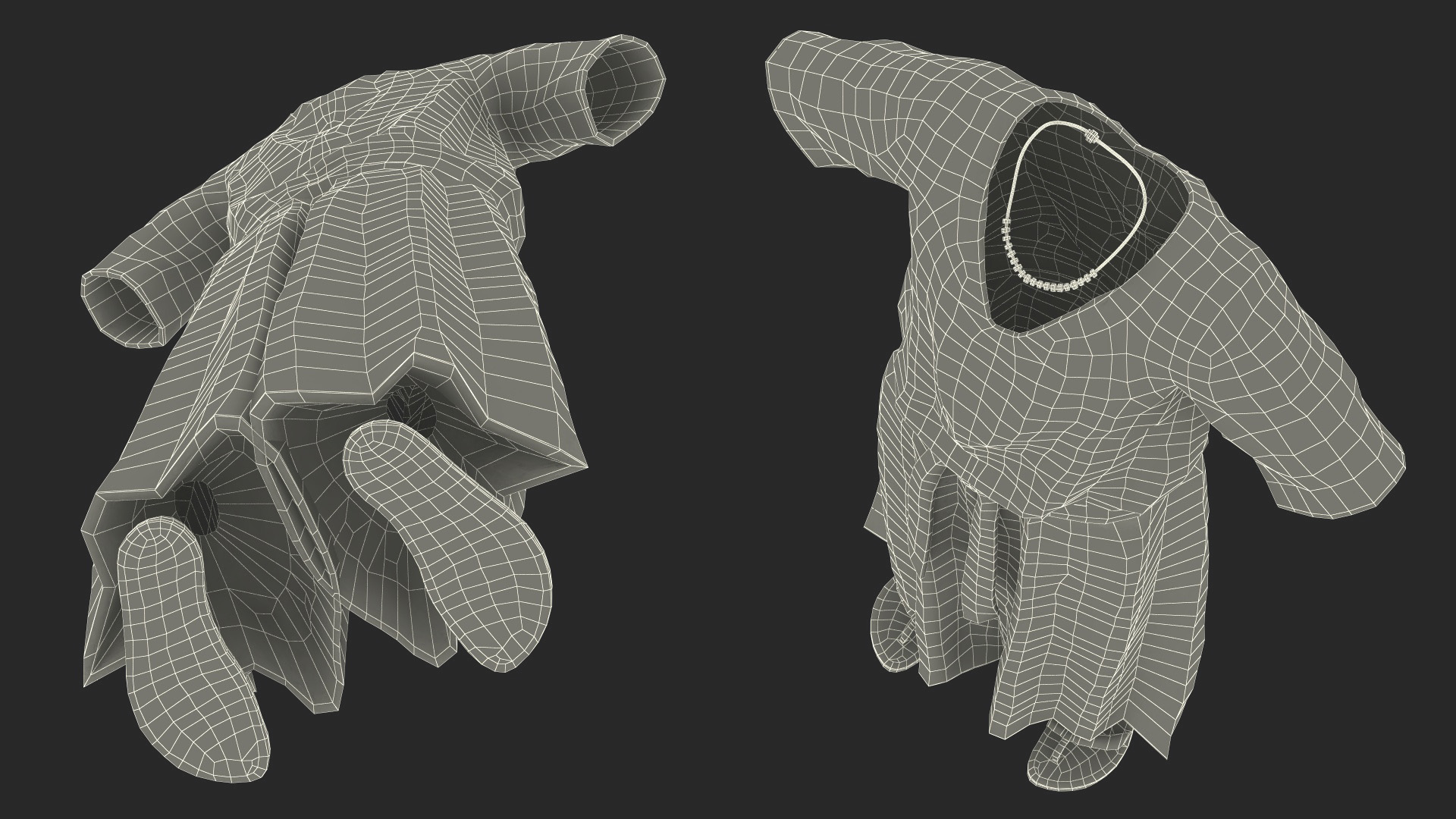 3D Ancient Priest Clothing model