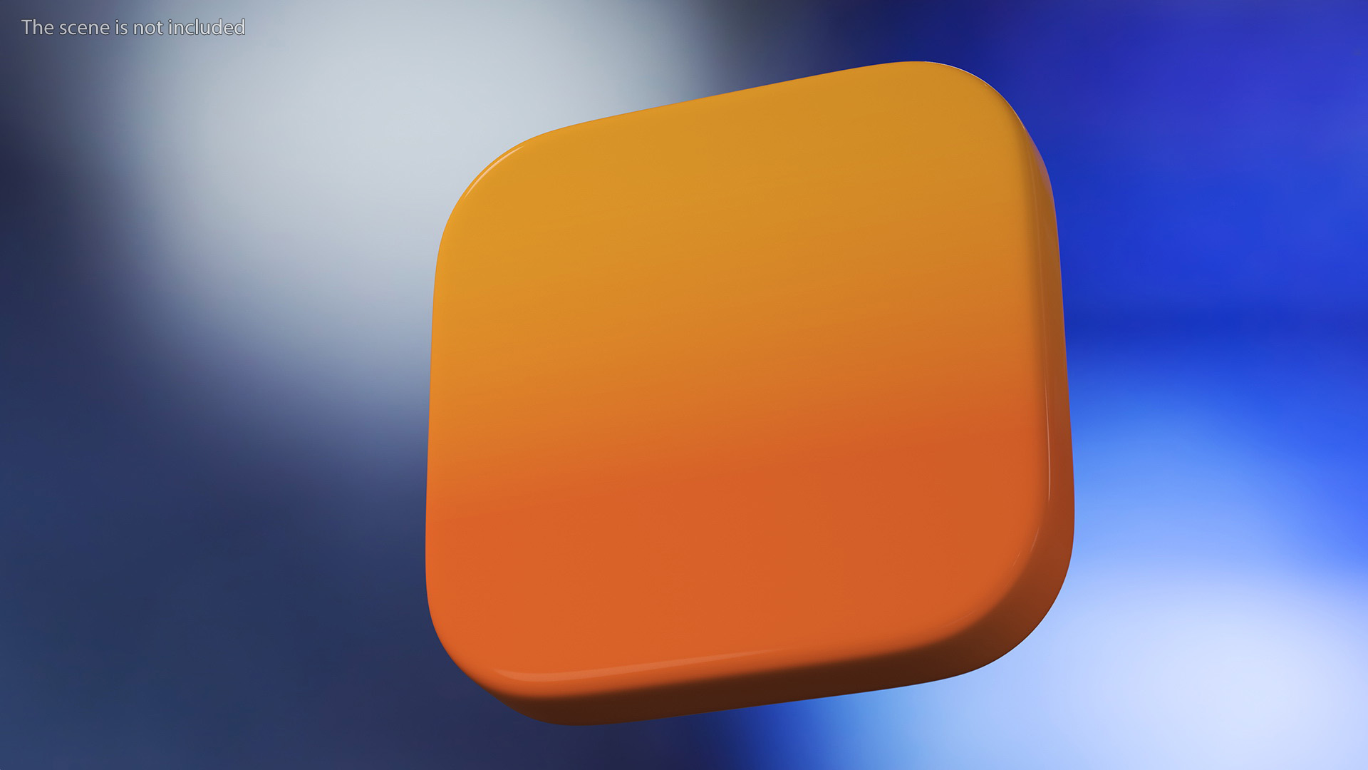 iPhone iOS iTunes U Icon 3D model