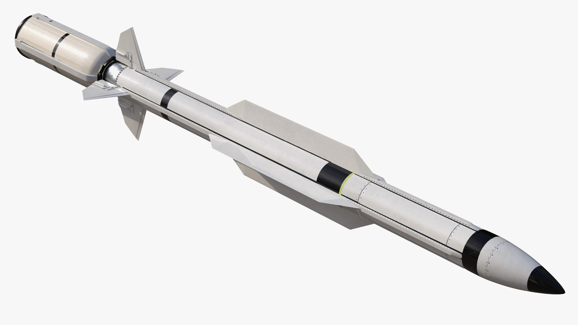 3D Standard Missile 6 model