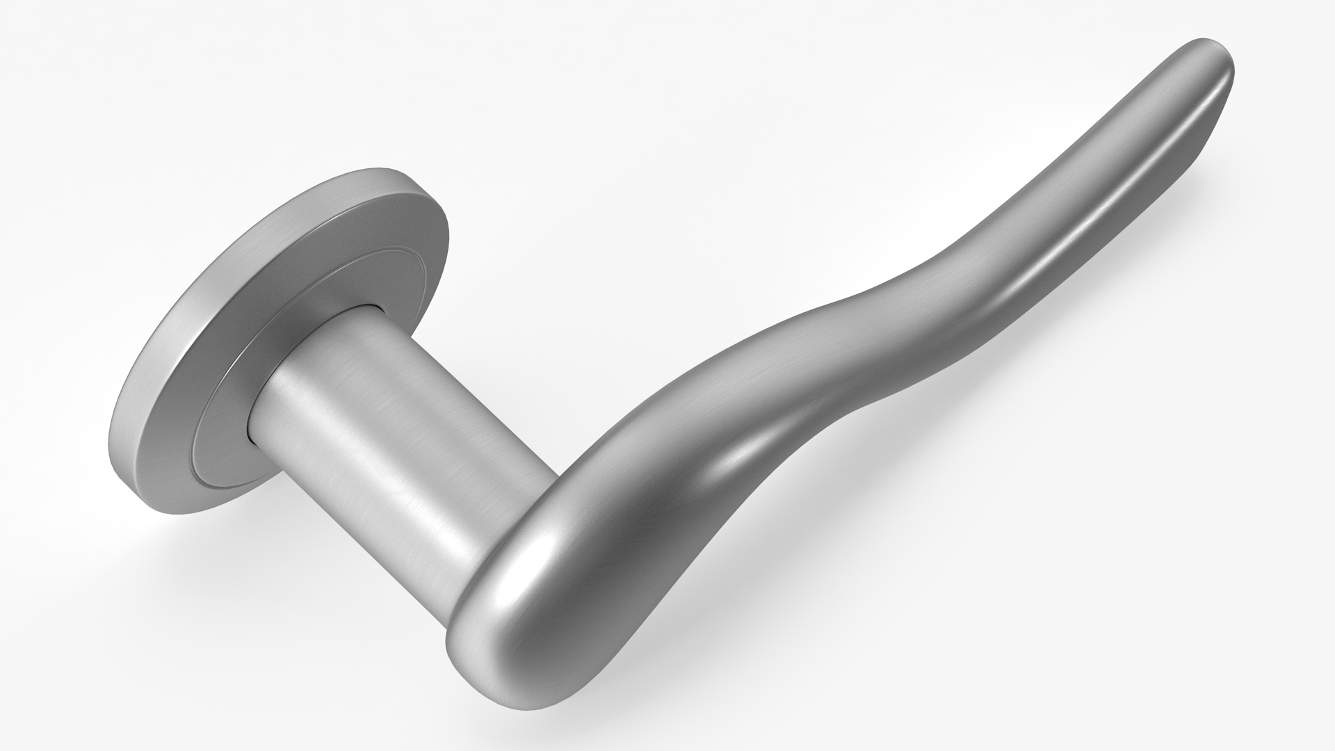 Steel Classic Style Door Handles 3D