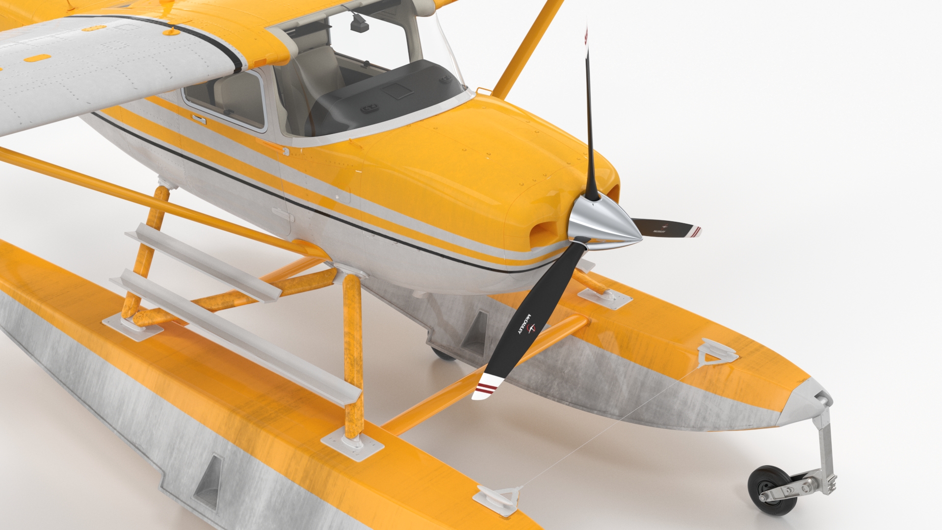 3D model Seaplane with Floats