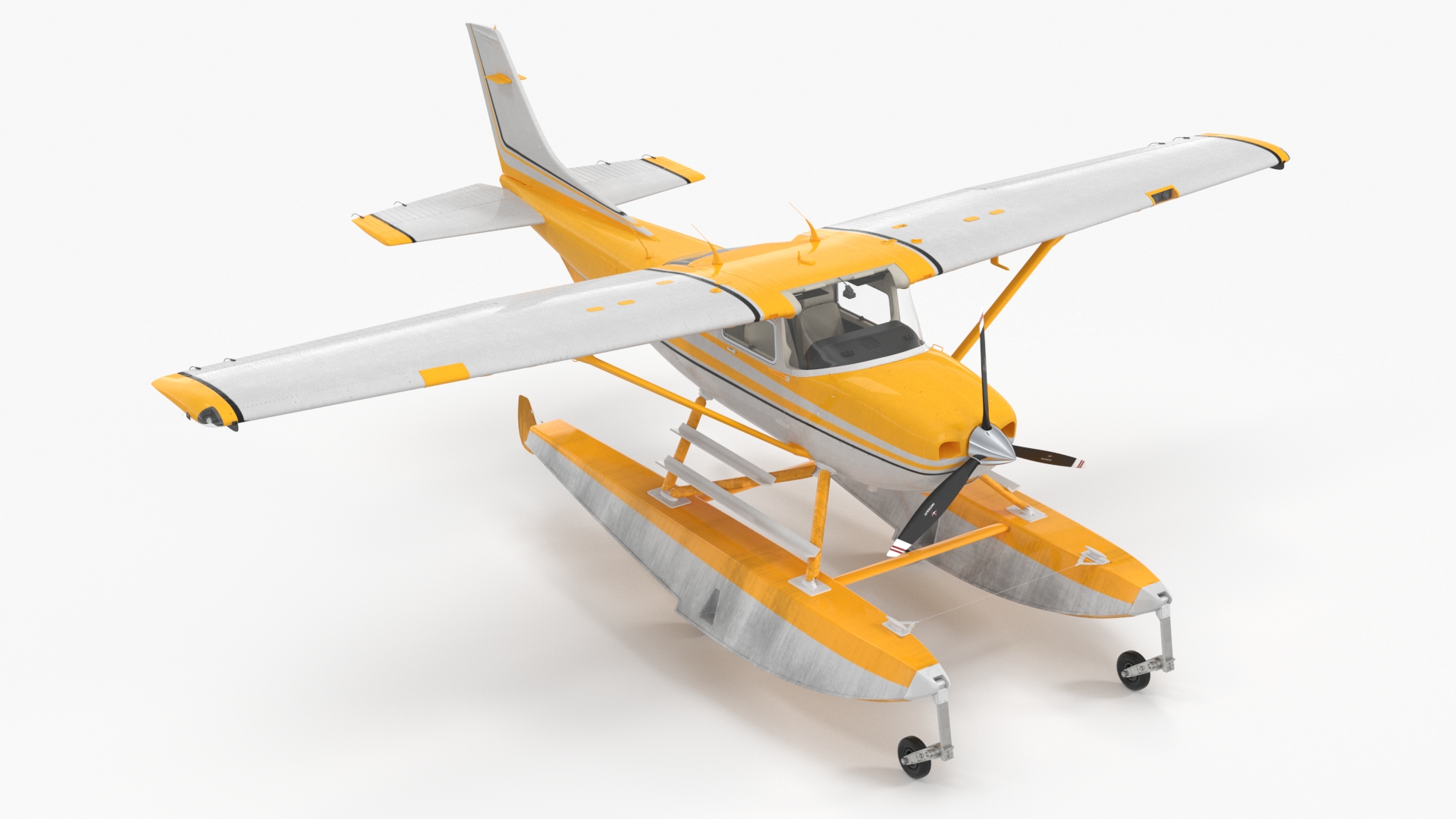 3D model Seaplane with Floats