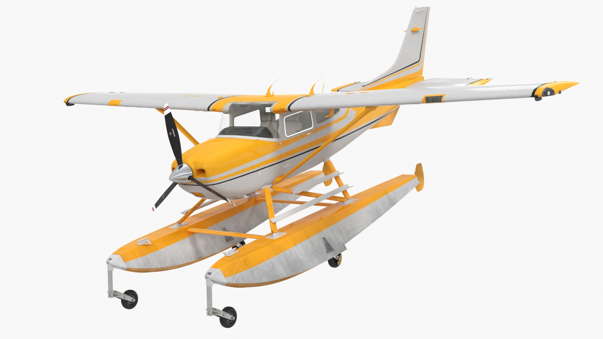 3D model Seaplane with Floats
