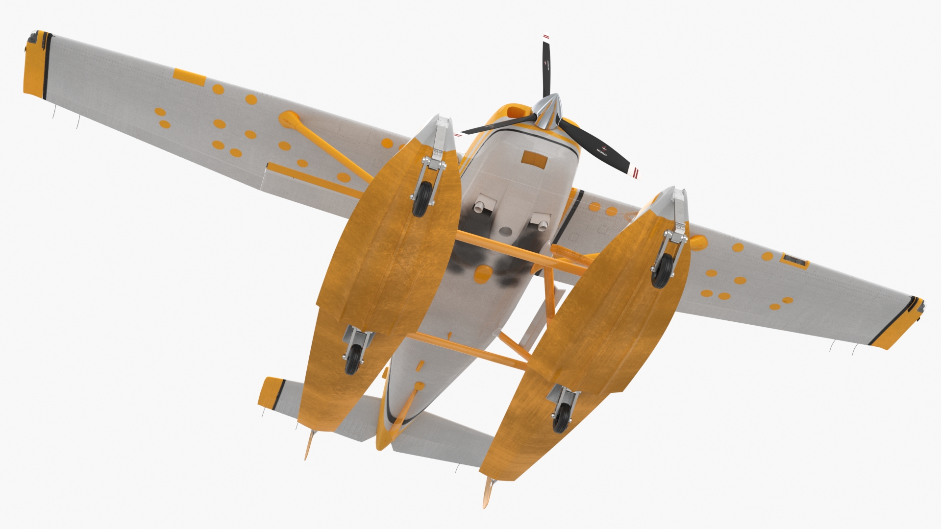 3D model Seaplane with Floats