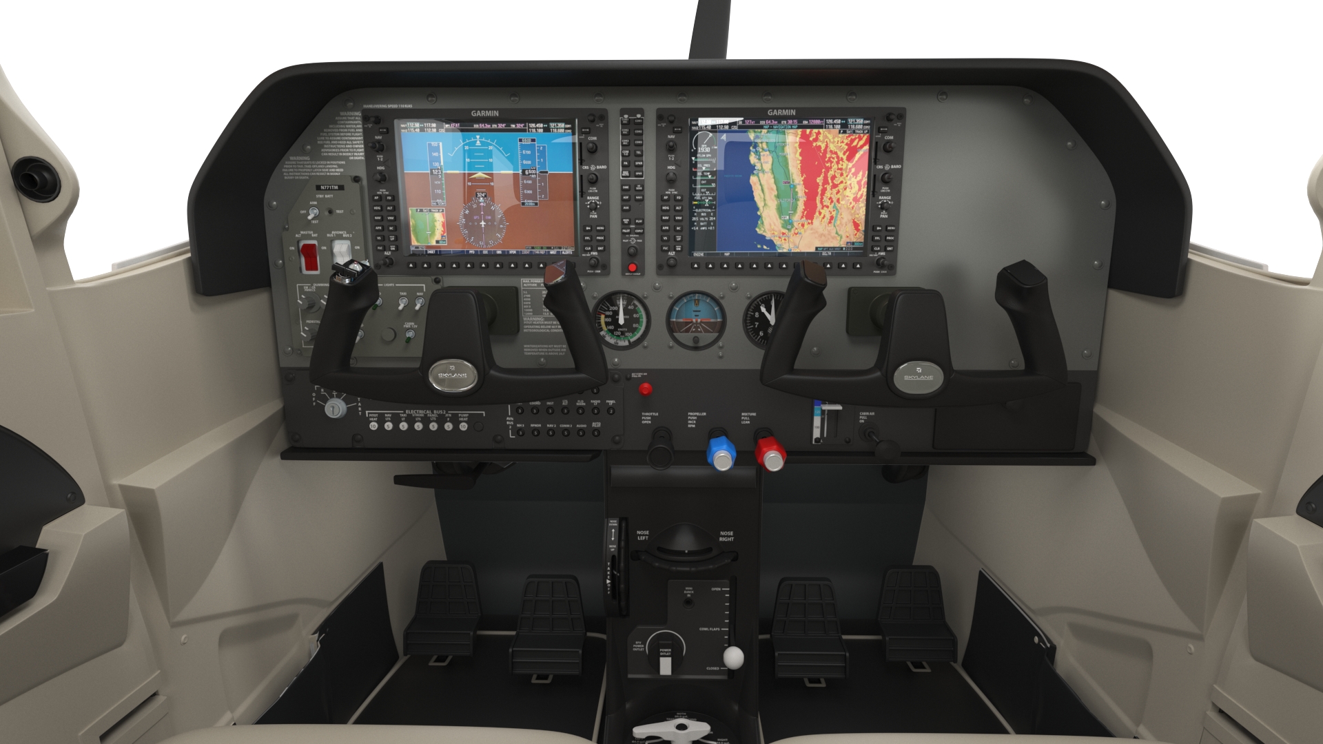 3D model Seaplane with Floats