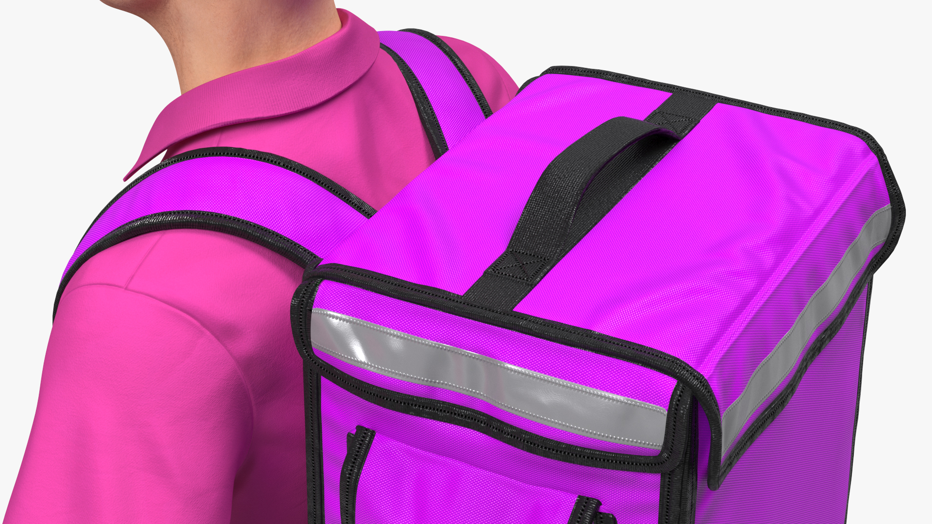 Food Delivery Man Rigged 3D model