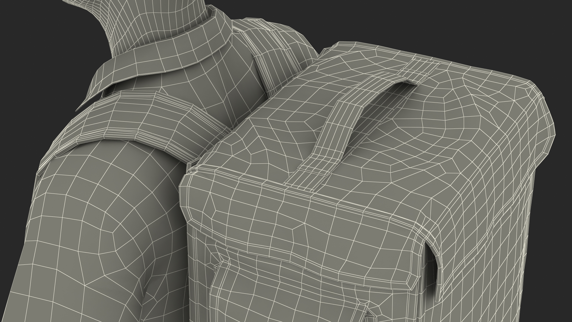 Food Delivery Man Rigged 3D model