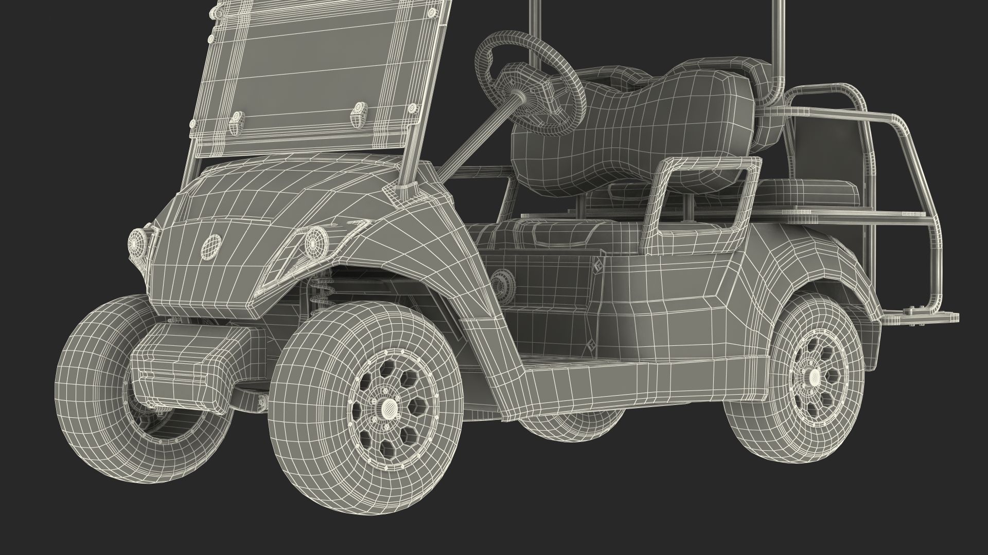 3D model Yamaha The Drive2 PTV 2020 Golf Car