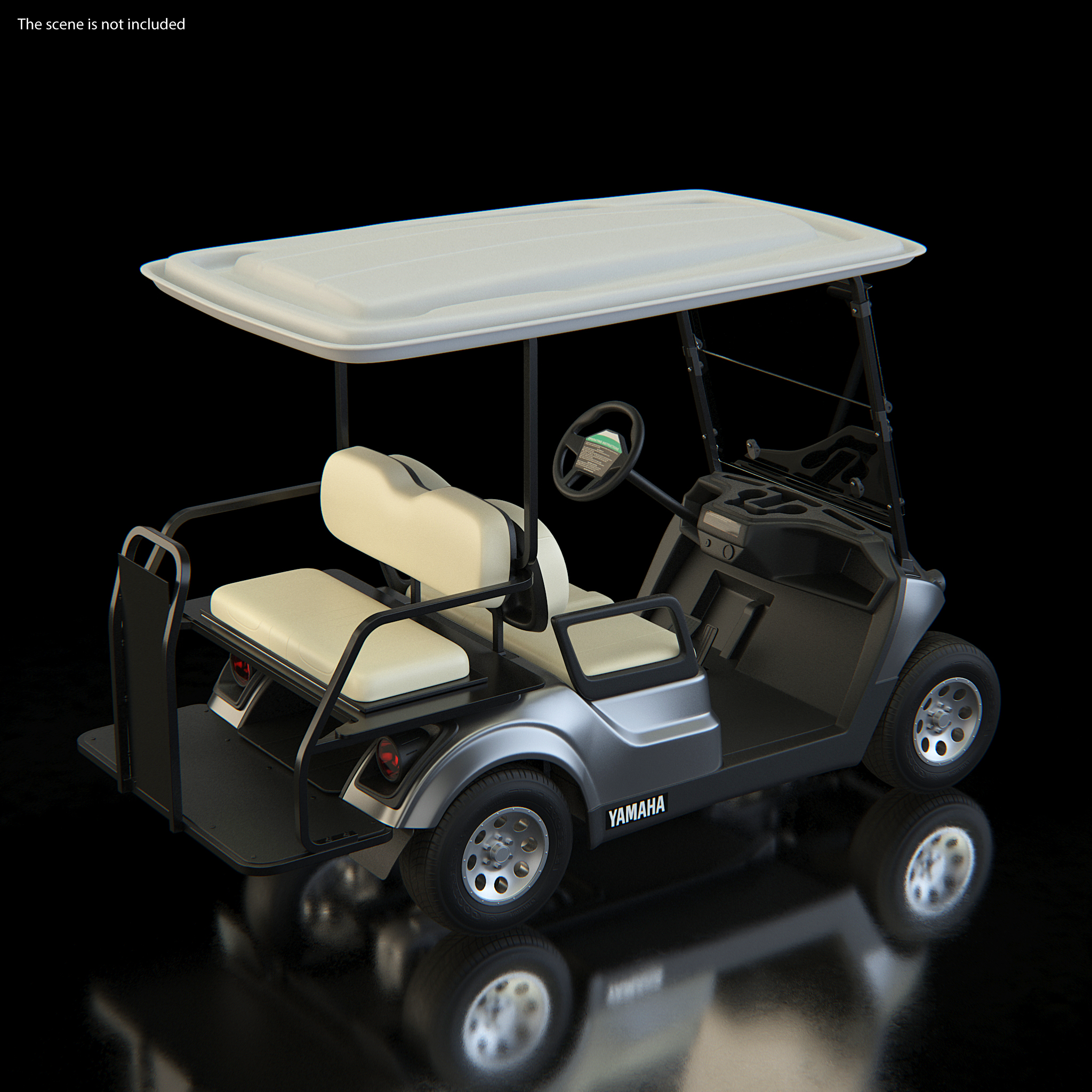 3D model Yamaha The Drive2 PTV 2020 Golf Car