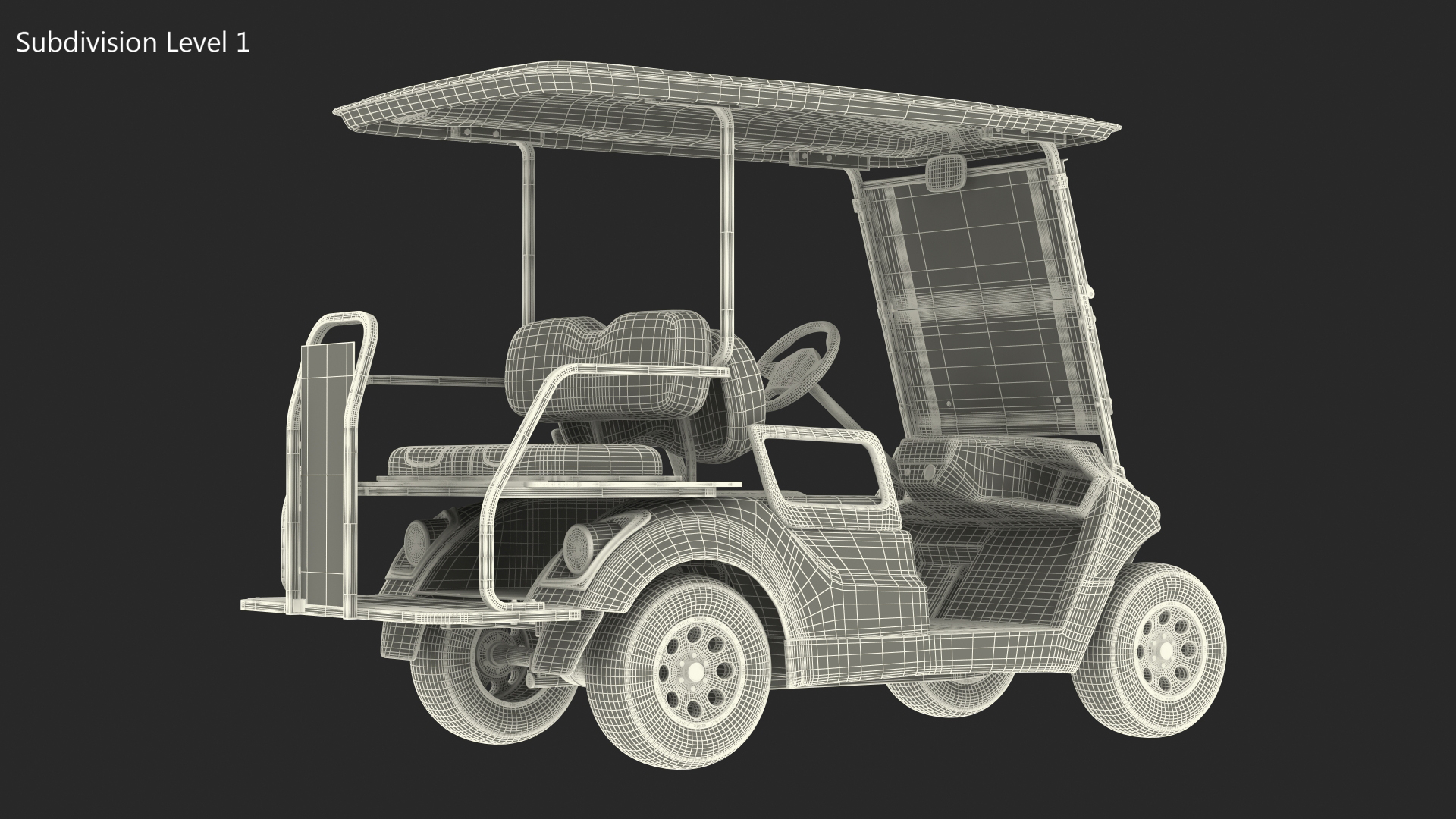 3D model Yamaha The Drive2 PTV 2020 Golf Car