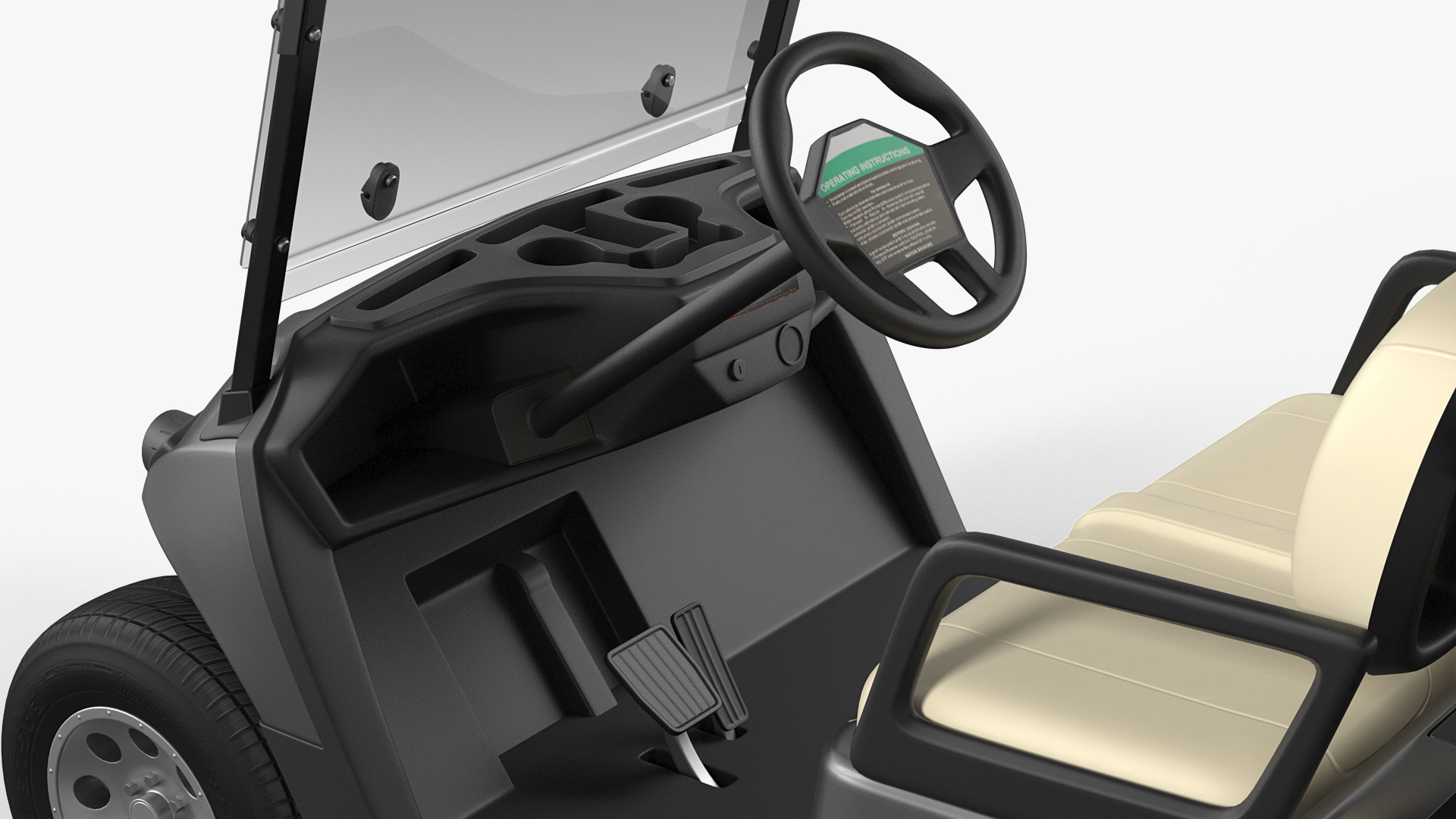 3D model Yamaha The Drive2 PTV 2020 Golf Car